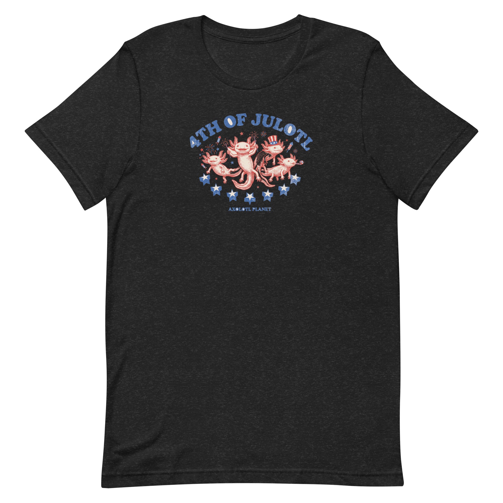 4th of Julotl Parade axolotl T-Shirt mockup