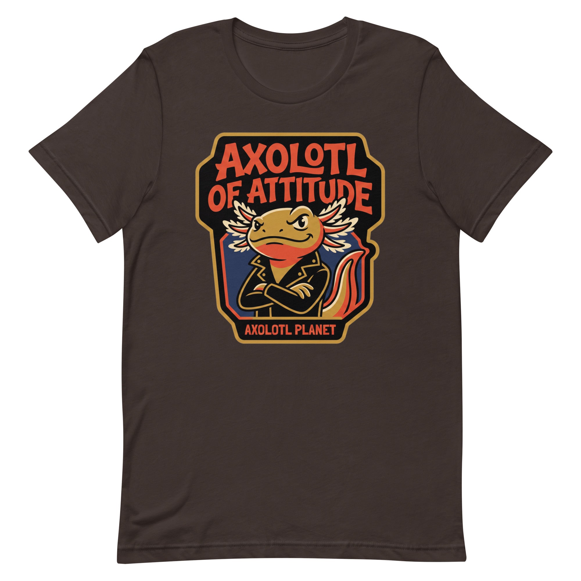 Axolotl of Attitude axolotl T-Shirt mockup