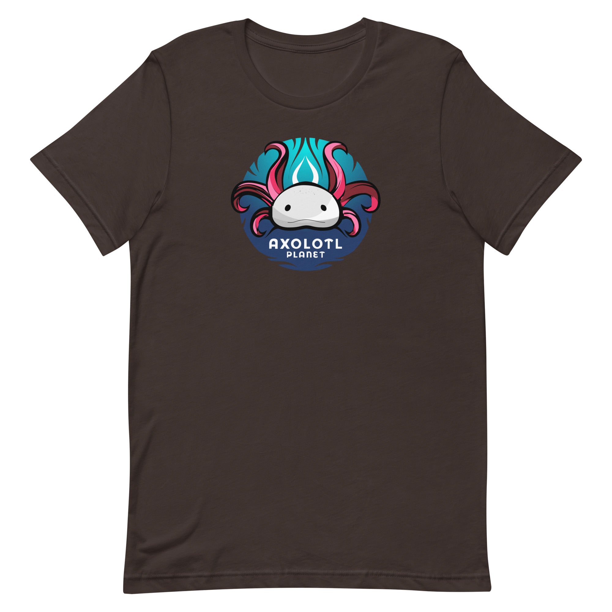 Axolotl Planet Logo axolotl T-Shirt mockup