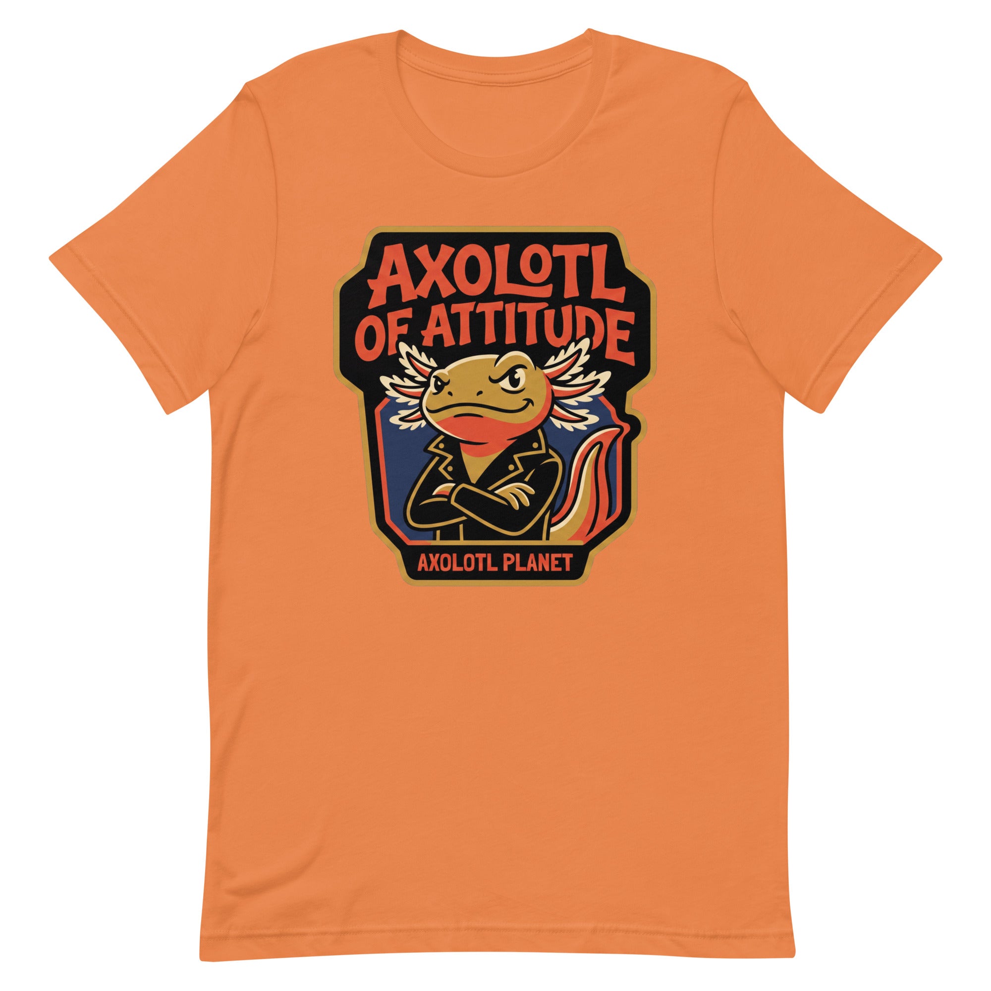 Axolotl of Attitude axolotl T-Shirt mockup