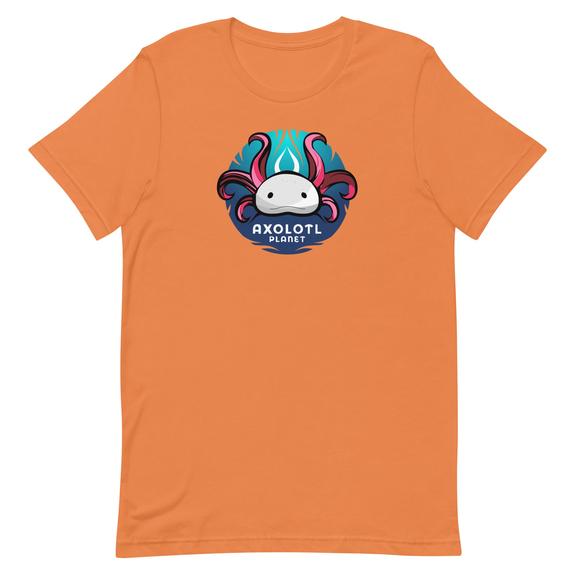 Axolotl Planet Logo axolotl T-Shirt mockup