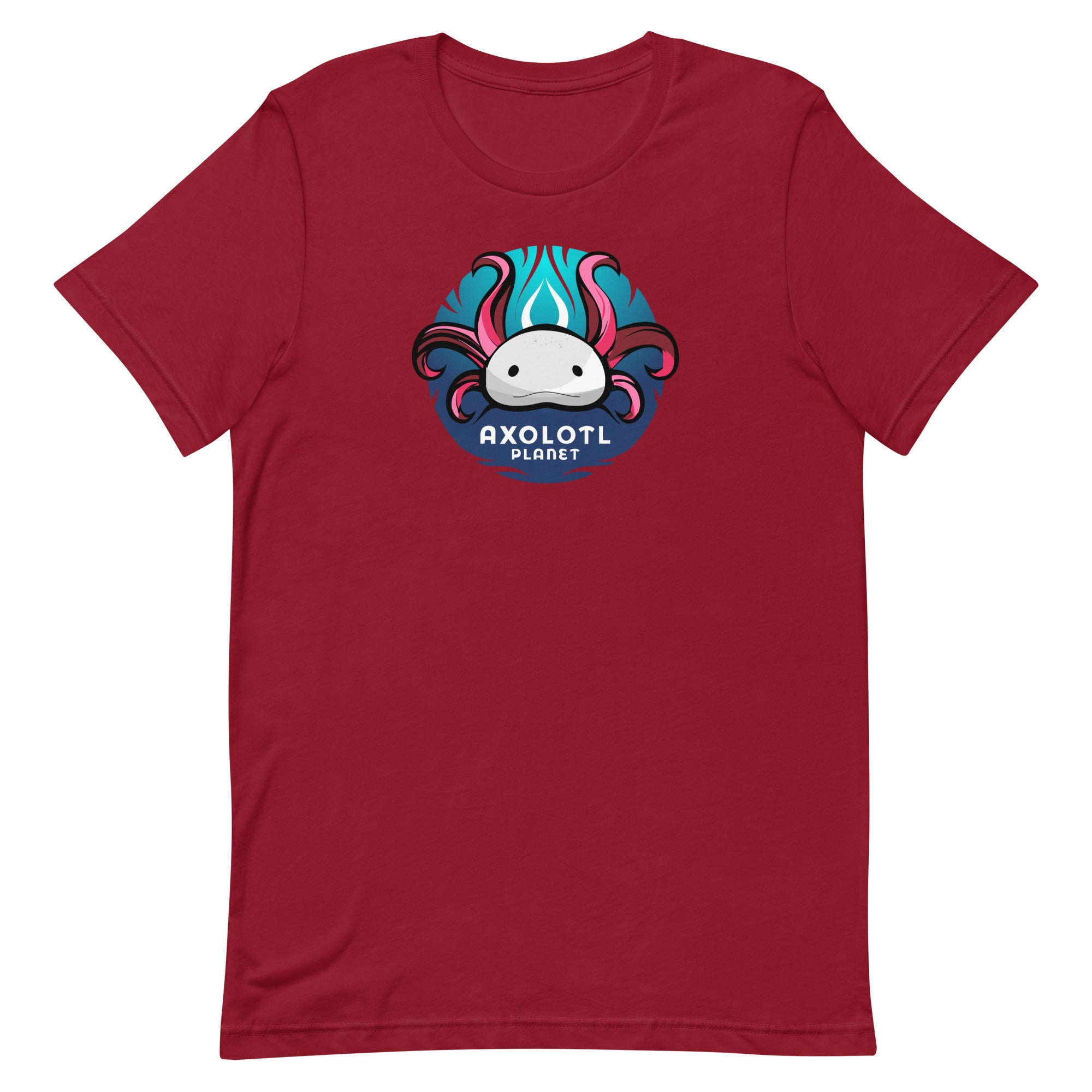 Axolotl Planet Logo axolotl T-Shirt mockup