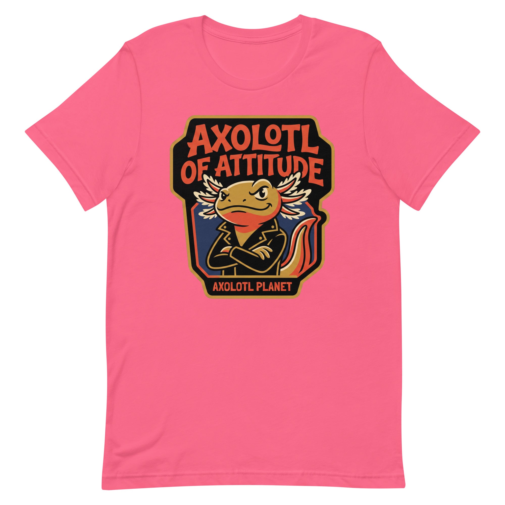 Axolotl of Attitude axolotl T-Shirt mockup