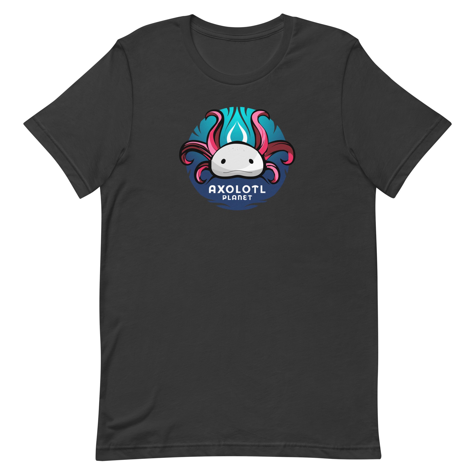 Axolotl Planet Logo axolotl T-Shirt mockup