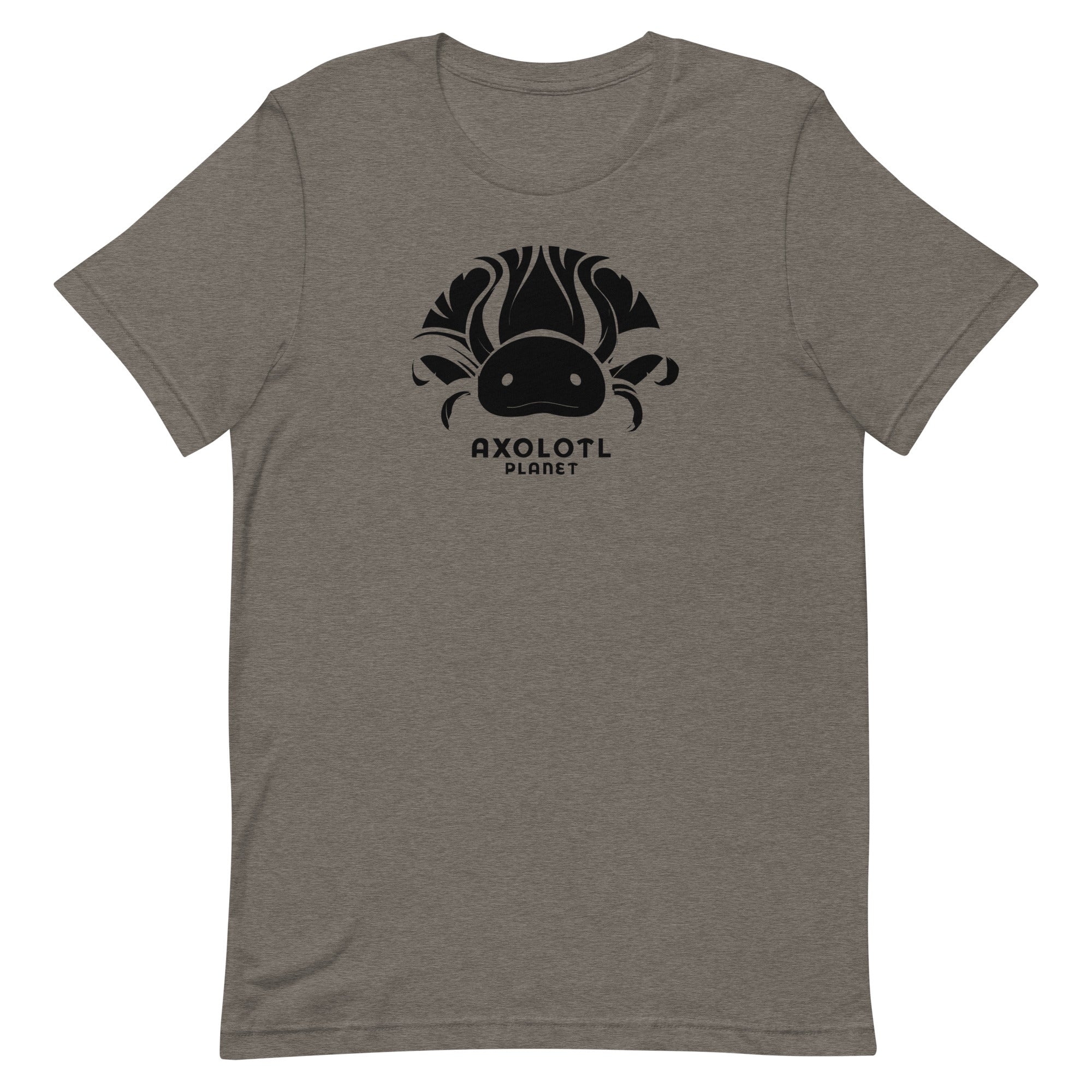 Axolotl Planet Logo (Black) axolotl T-Shirt mockup