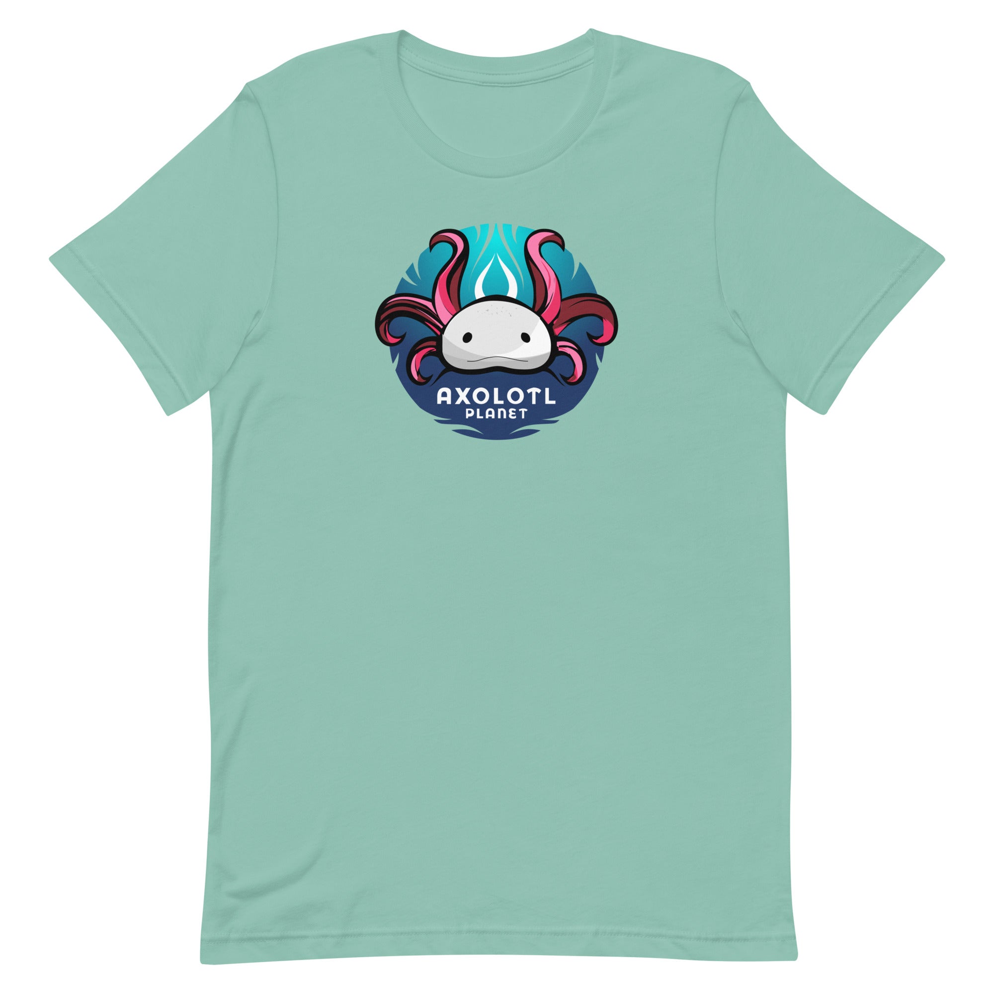 Axolotl Planet Logo axolotl T-Shirt mockup