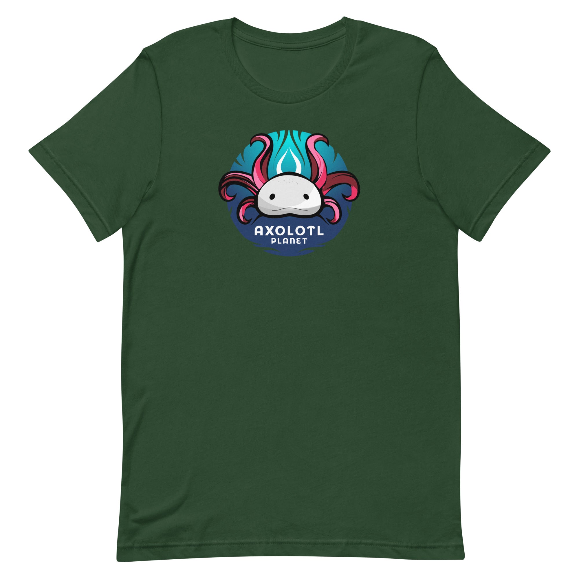 Axolotl Planet Logo axolotl T-Shirt mockup