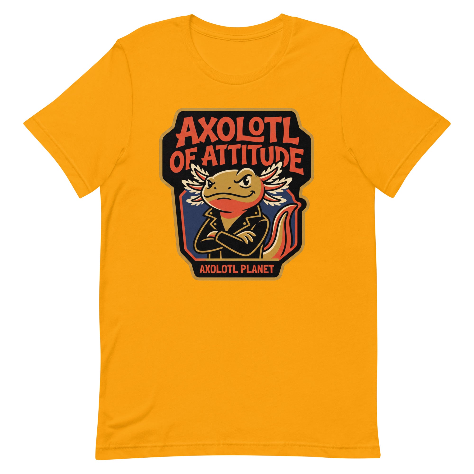Axolotl of Attitude axolotl T-Shirt mockup