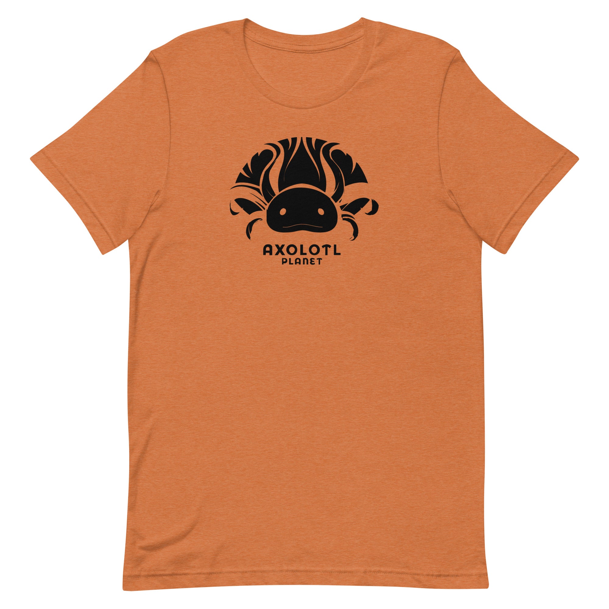 Axolotl Planet Logo (Black) axolotl T-Shirt mockup