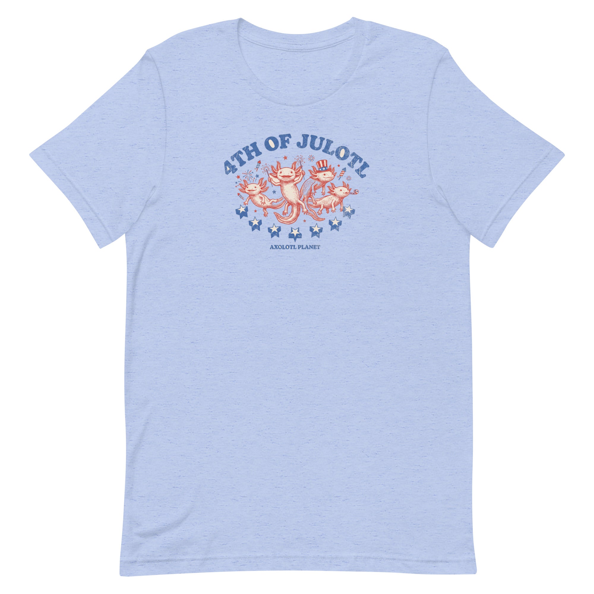 4th of Julotl Parade axolotl T-Shirt mockup