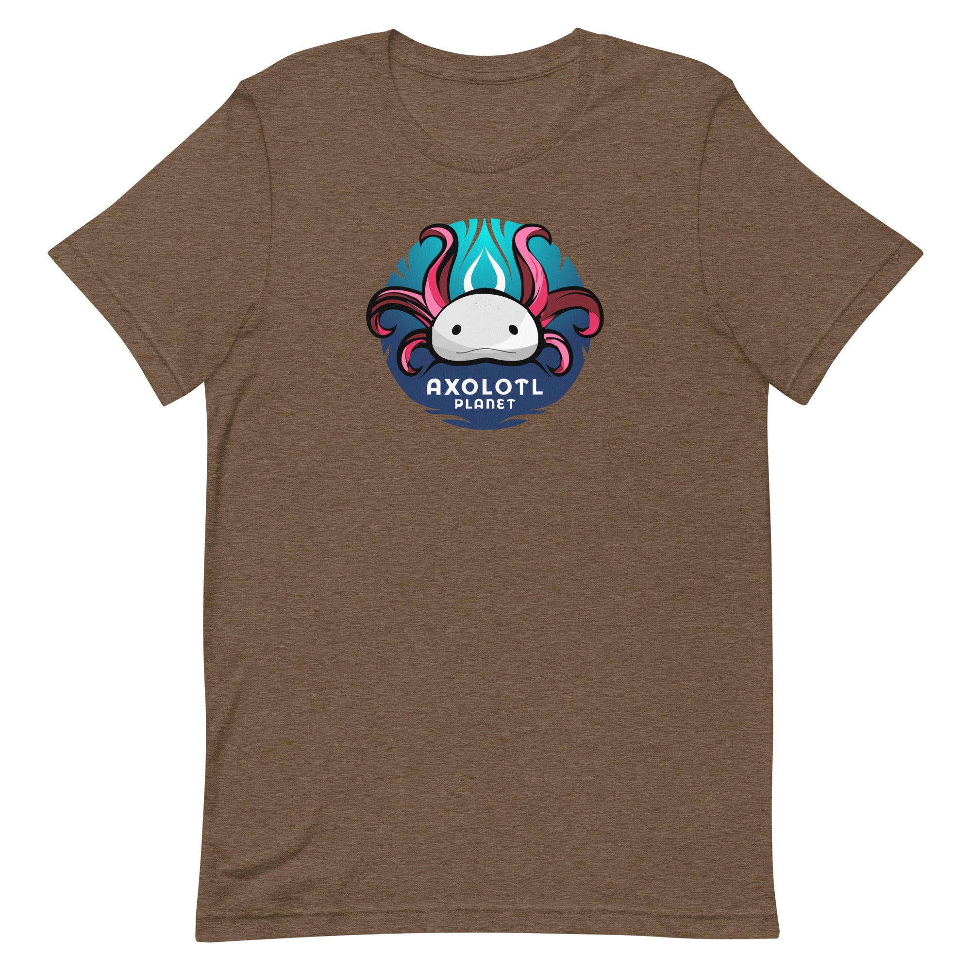Axolotl Planet Logo axolotl T-Shirt mockup