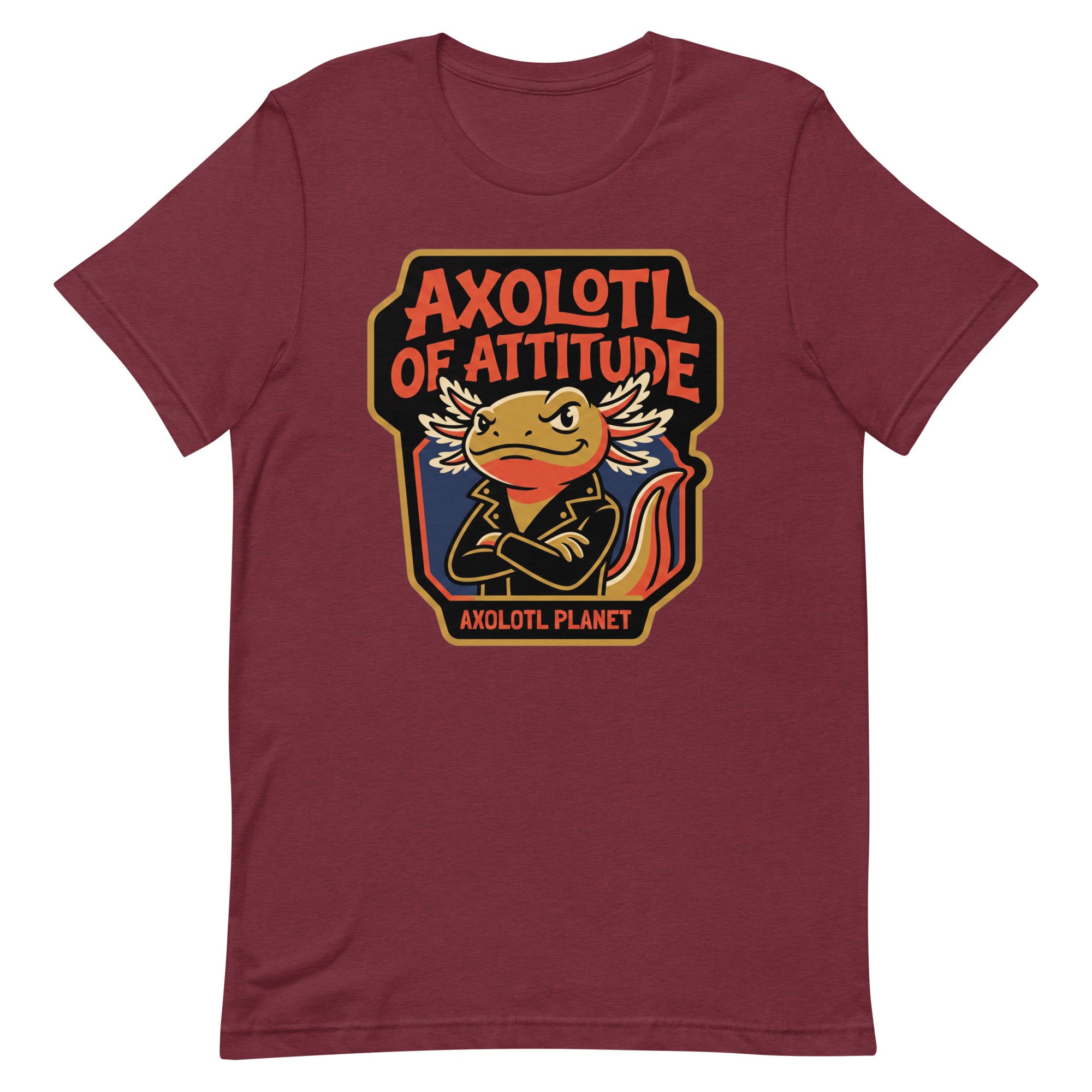Axolotl of Attitude axolotl T-Shirt mockup