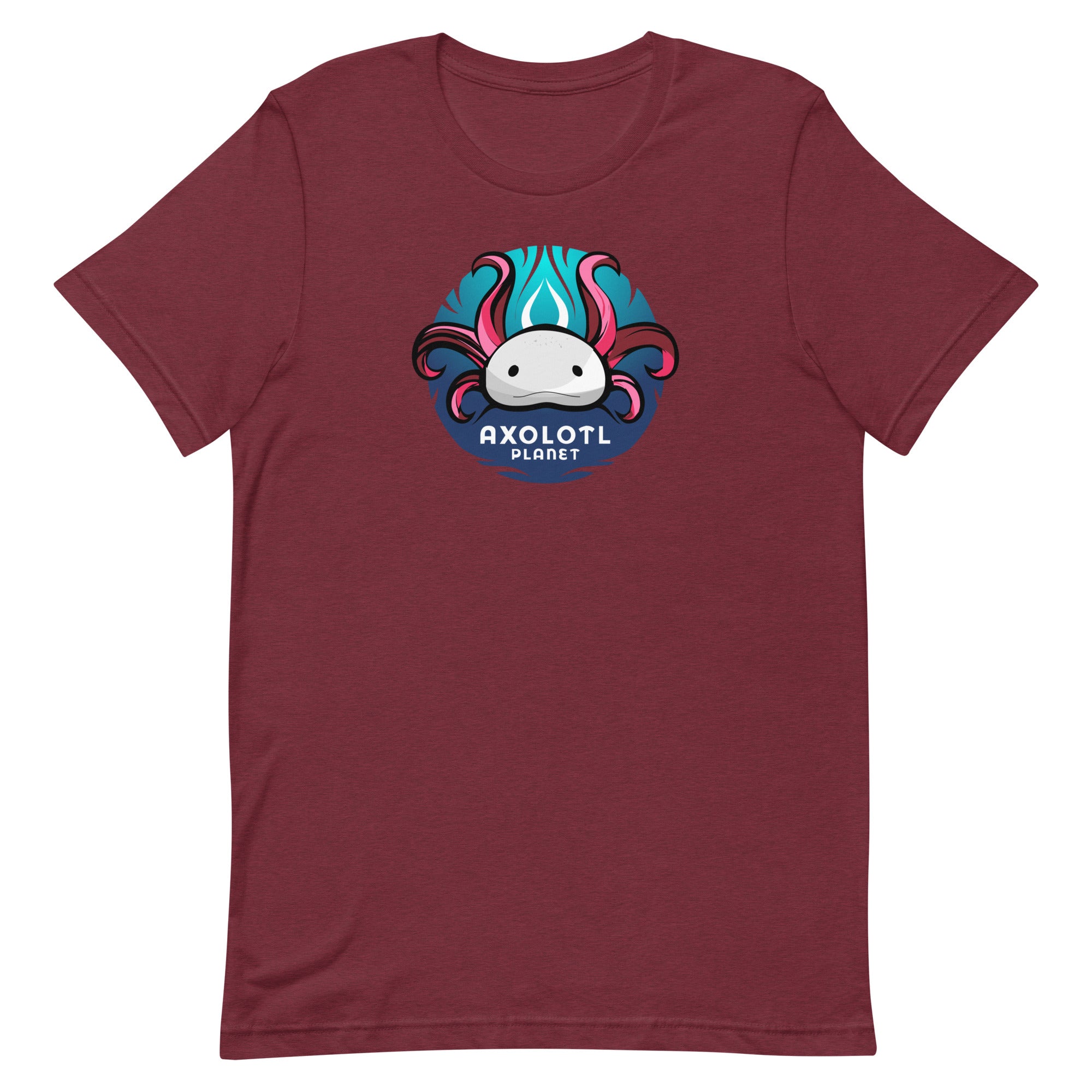 Axolotl Planet Logo axolotl T-Shirt mockup