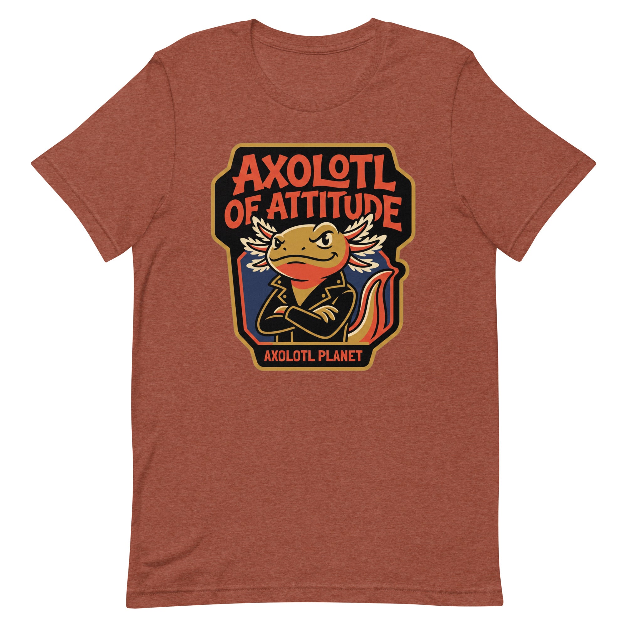 Axolotl of Attitude axolotl T-Shirt mockup