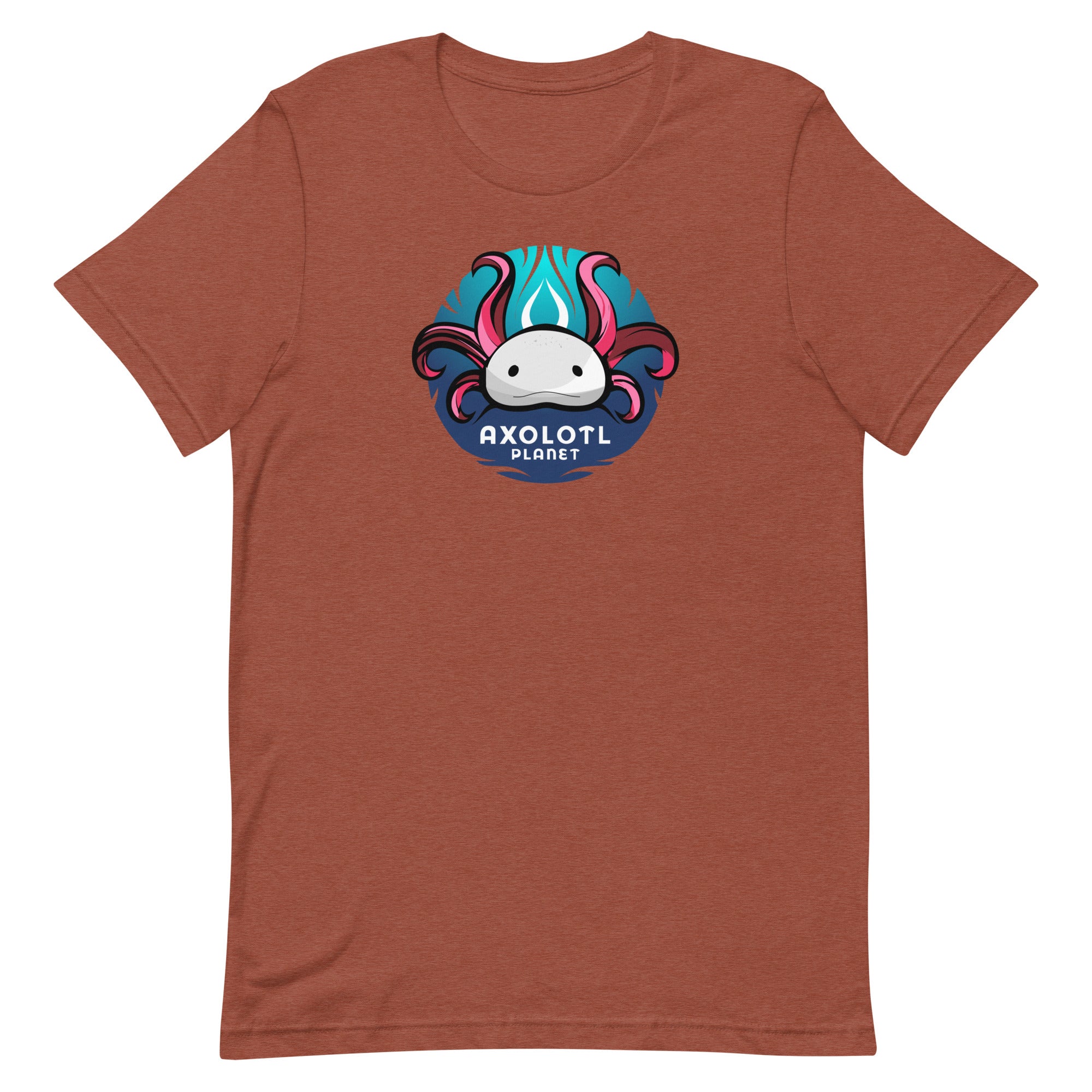 Axolotl Planet Logo axolotl T-Shirt mockup