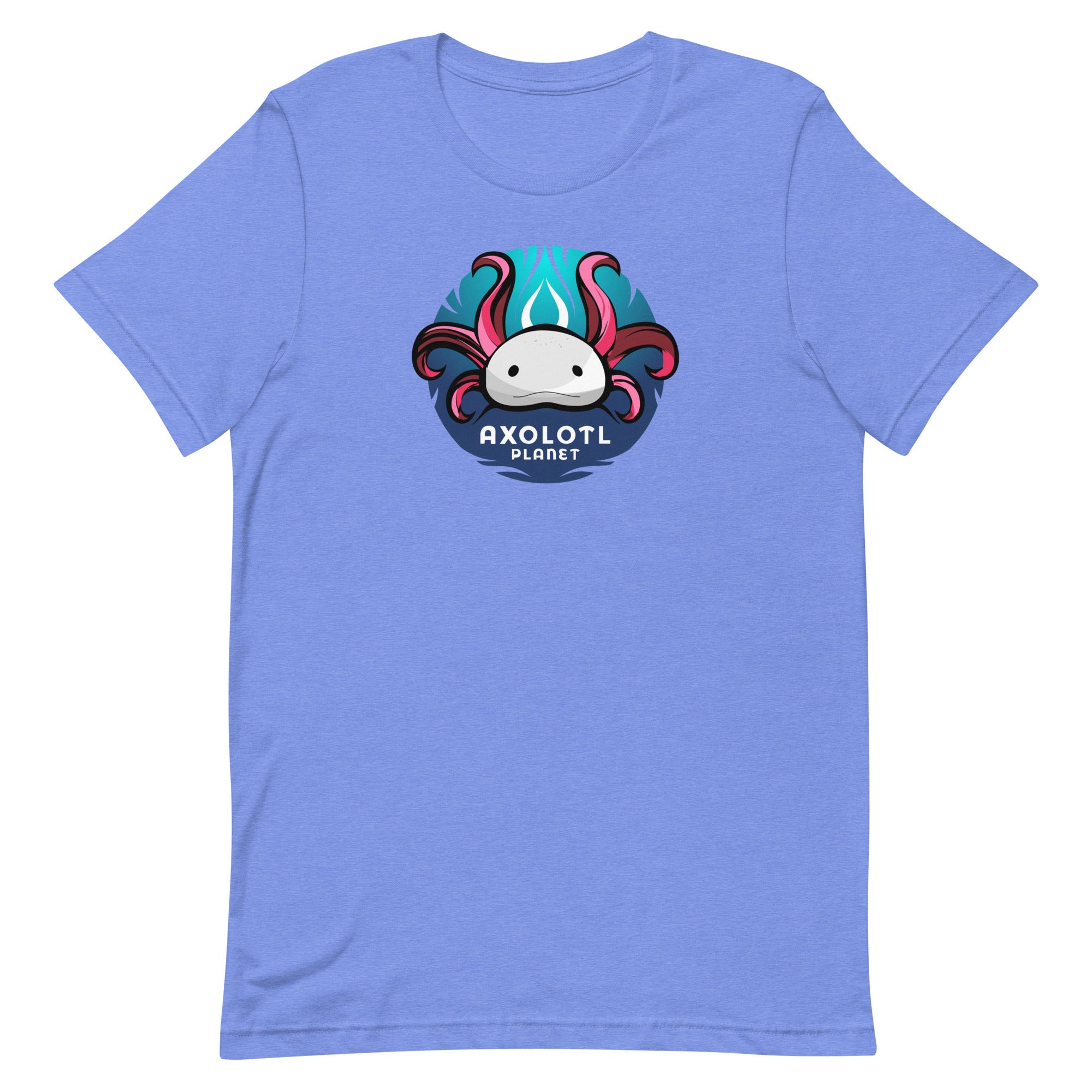 Axolotl Planet Logo axolotl T-Shirt mockup