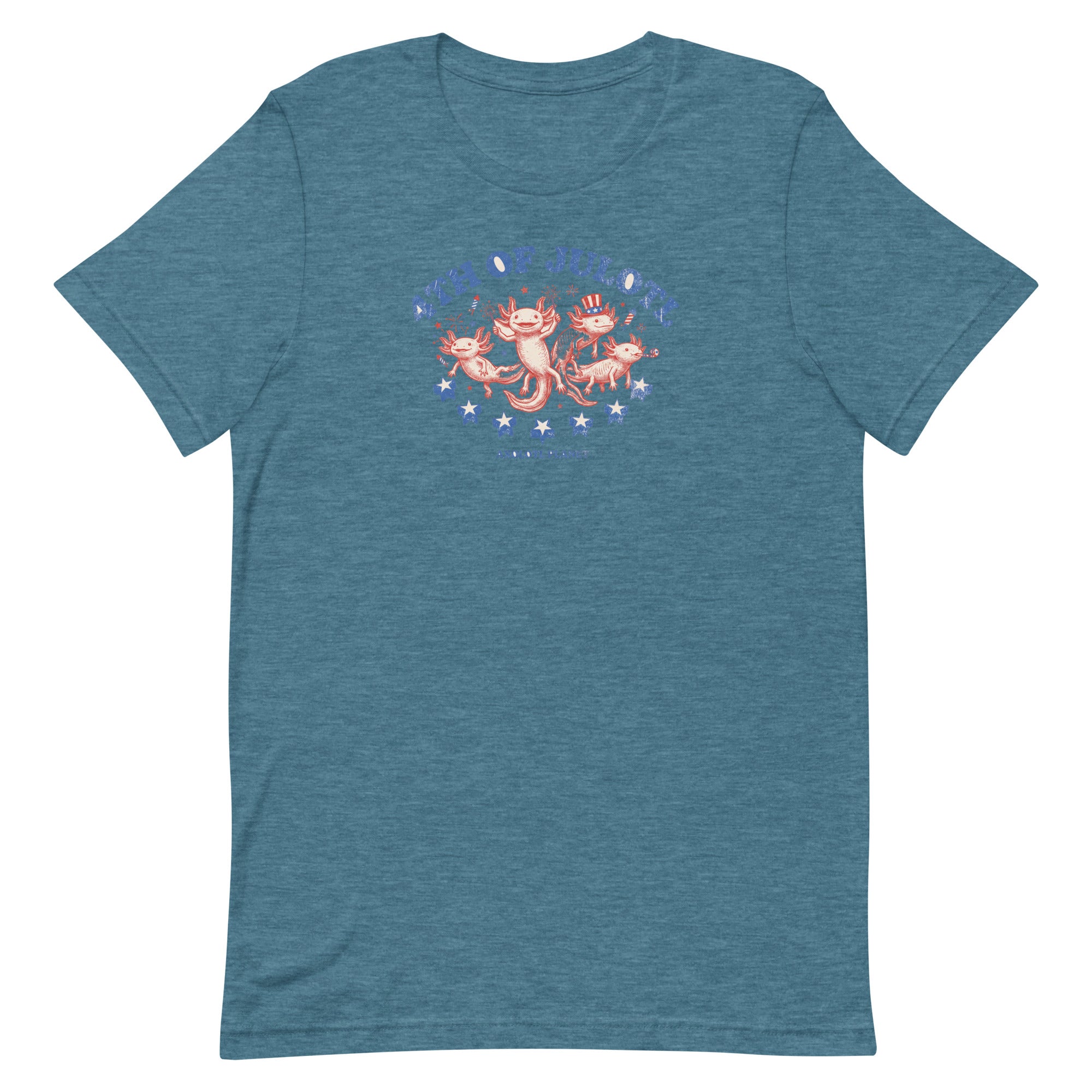 4th of Julotl Parade axolotl T-Shirt mockup
