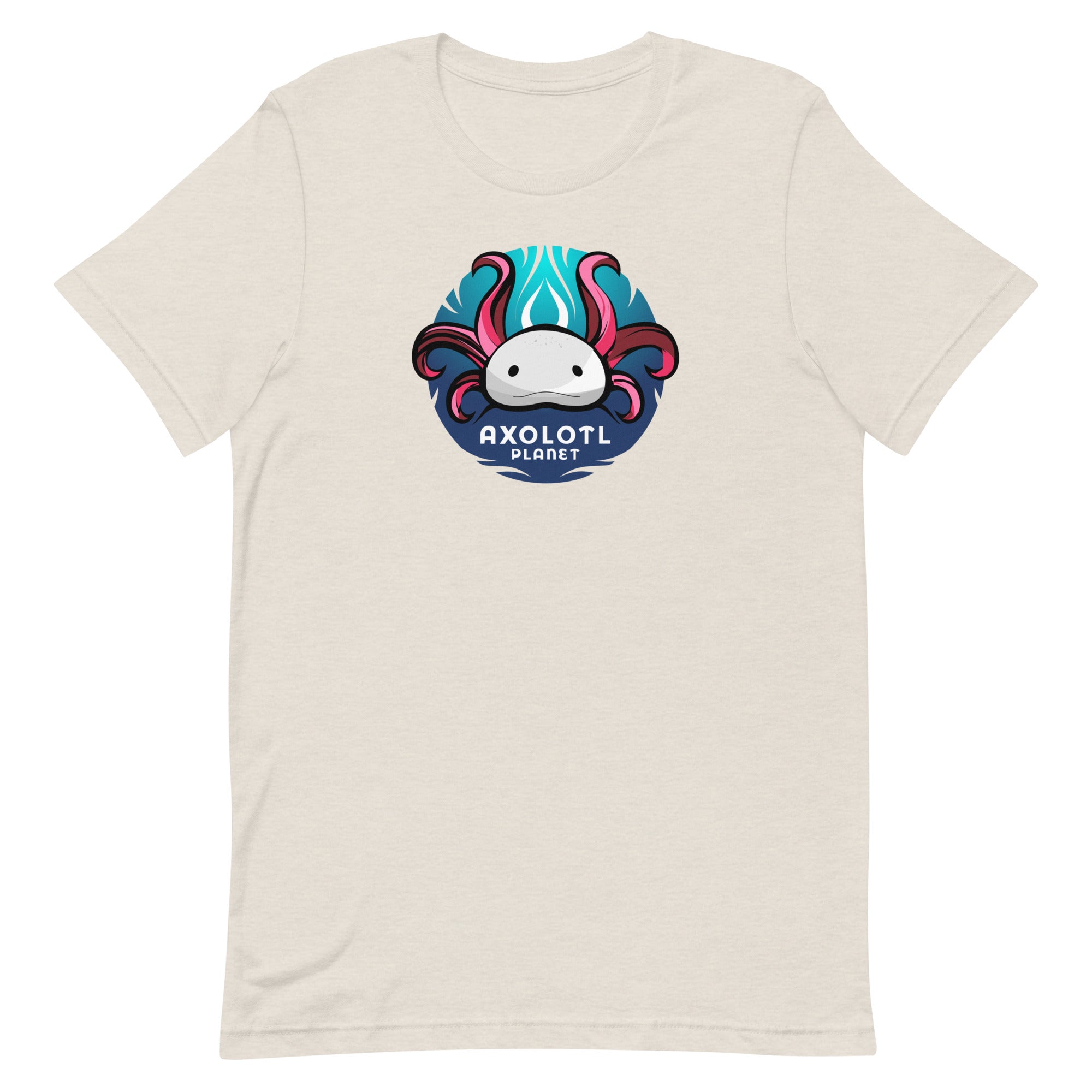Axolotl Planet Logo axolotl T-Shirt mockup