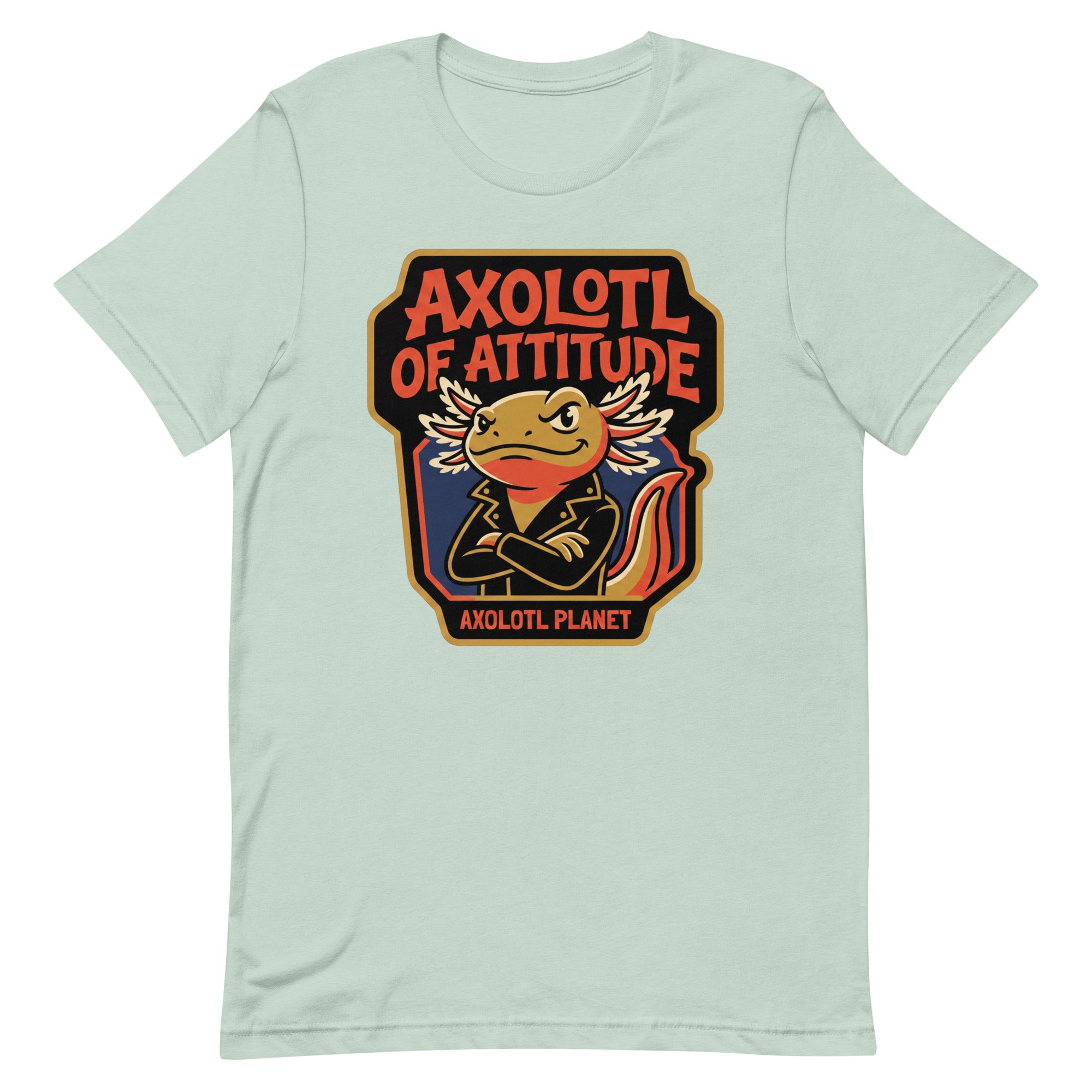 Axolotl of Attitude axolotl T-Shirt mockup