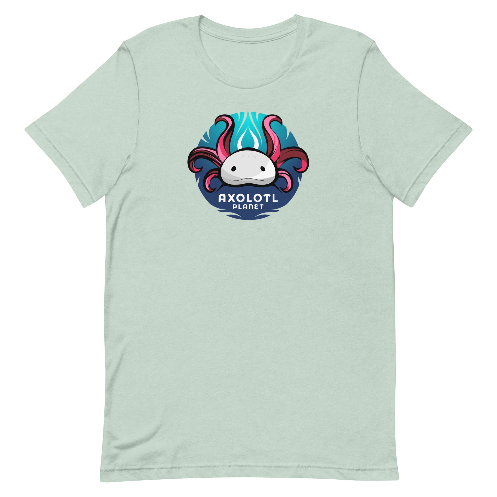 Axolotl Planet Logo axolotl T-Shirt mockup