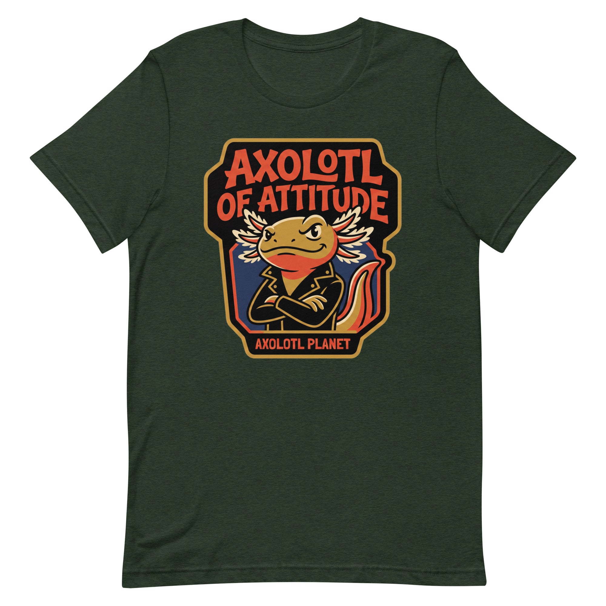 Axolotl of Attitude axolotl T-Shirt mockup