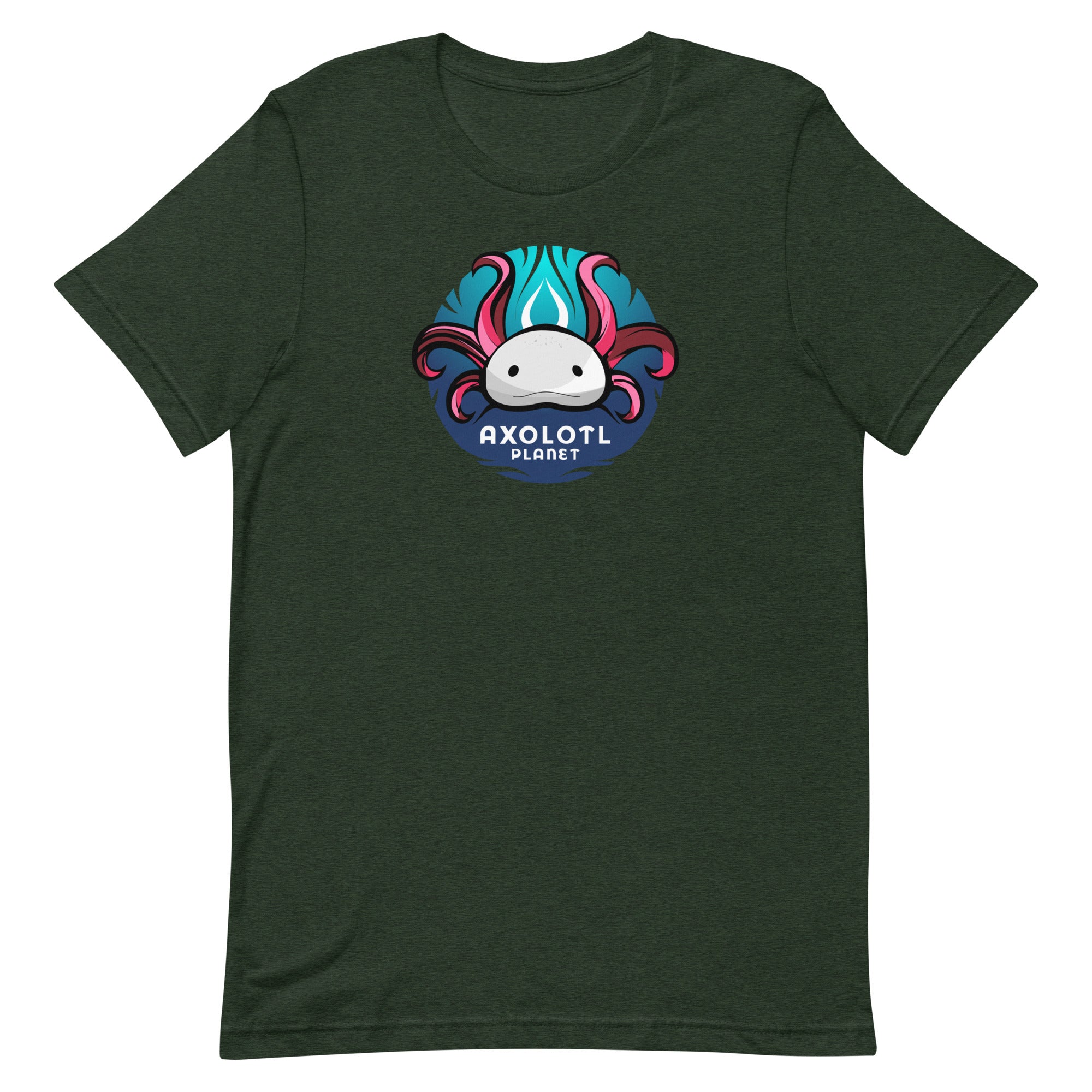 Axolotl Planet Logo axolotl T-Shirt mockup
