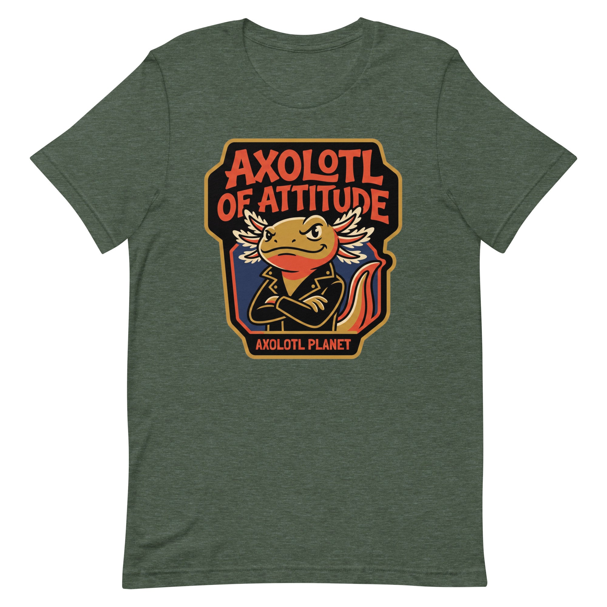 Axolotl of Attitude axolotl T-Shirt mockup