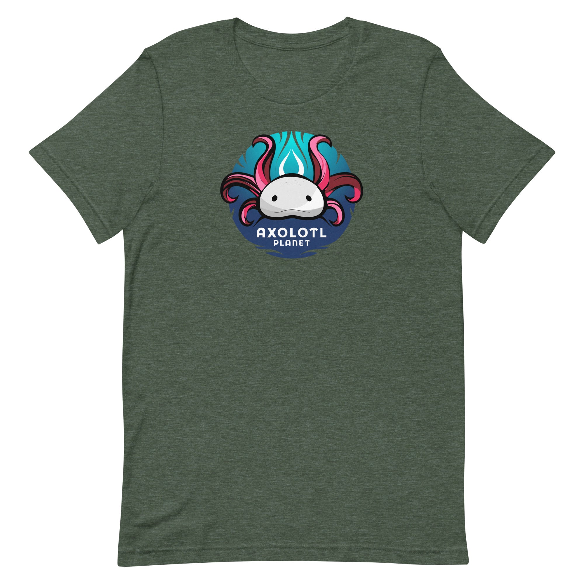 Axolotl Planet Logo axolotl T-Shirt mockup