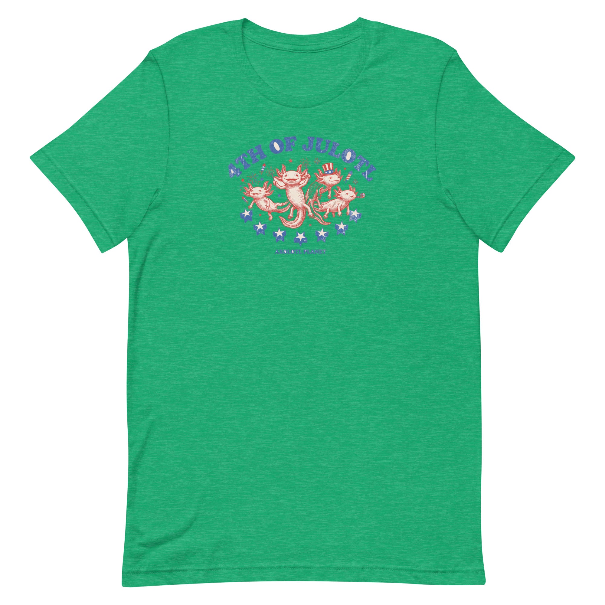 4th of Julotl Parade axolotl T-Shirt mockup