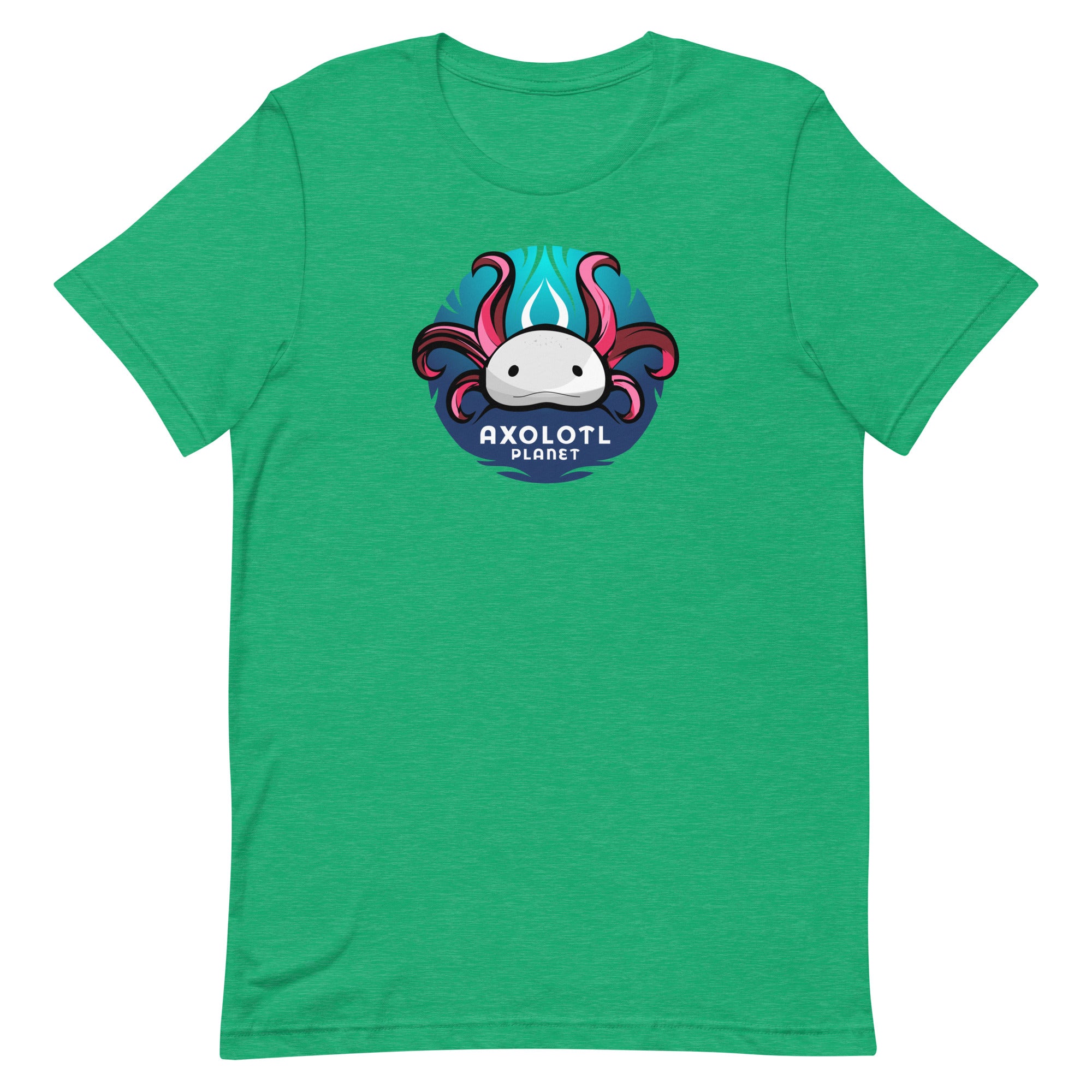 Axolotl Planet Logo axolotl T-Shirt mockup
