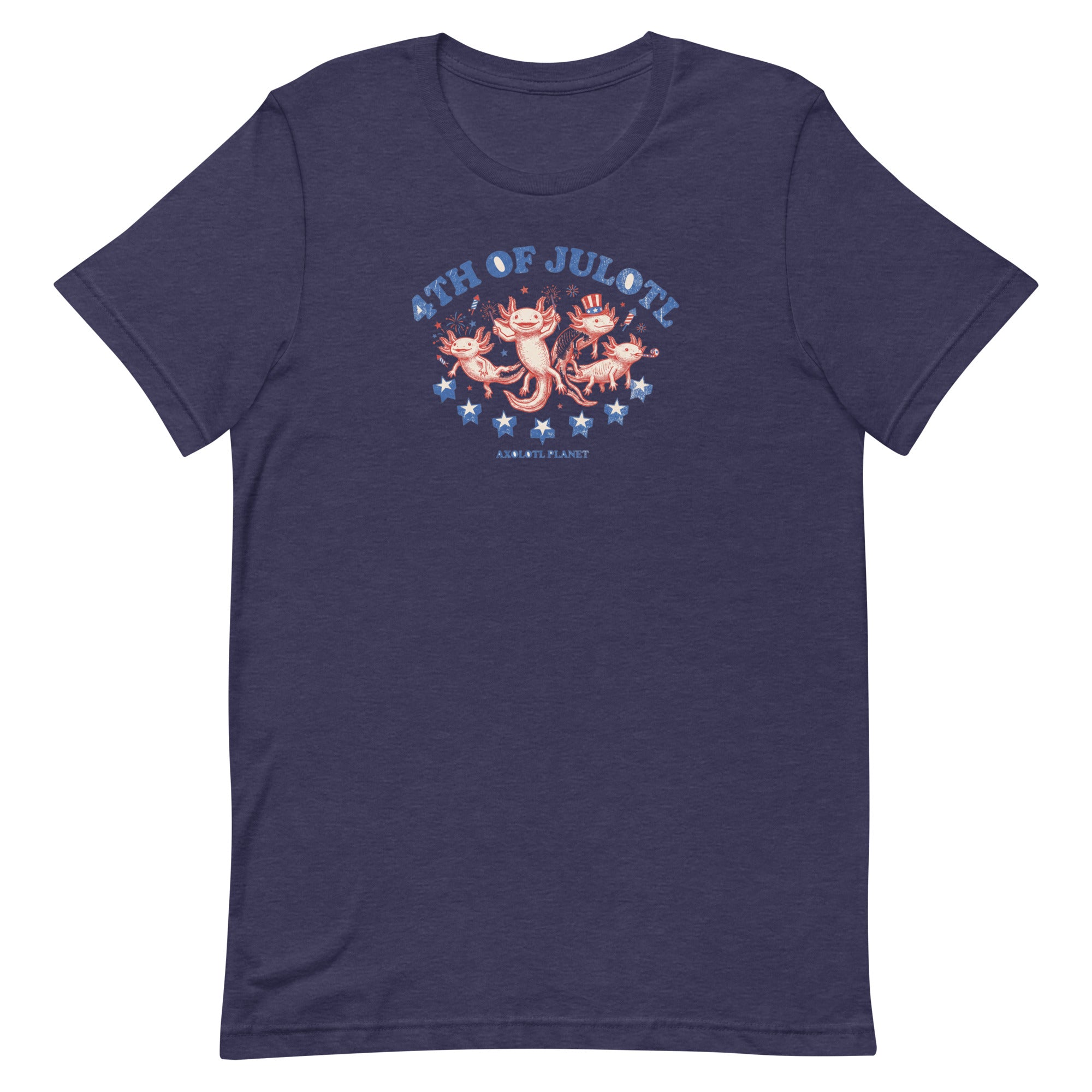 4th of Julotl Parade axolotl T-Shirt mockup