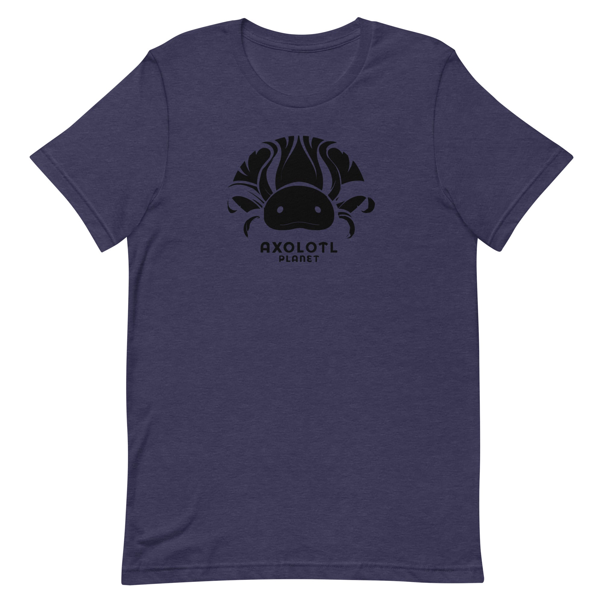 Axolotl Planet Logo (Black) axolotl T-Shirt mockup