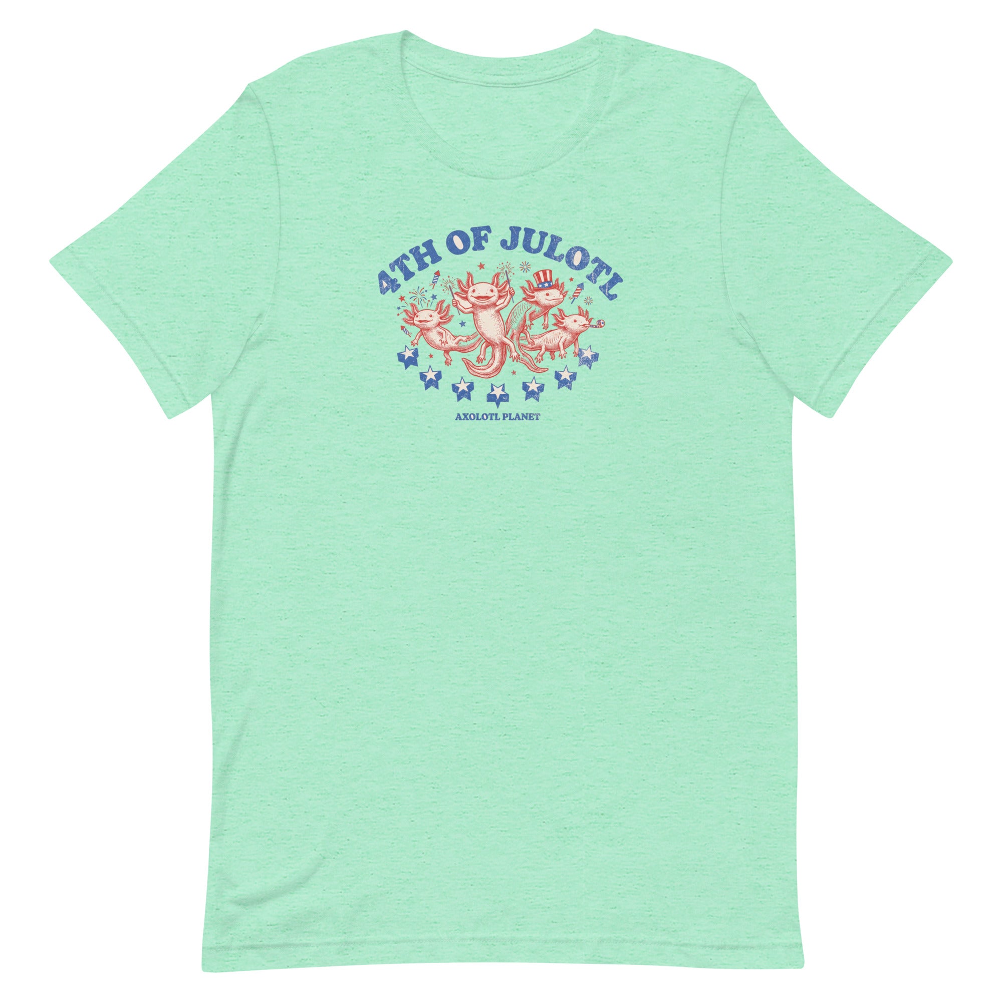4th of Julotl Parade axolotl T-Shirt mockup