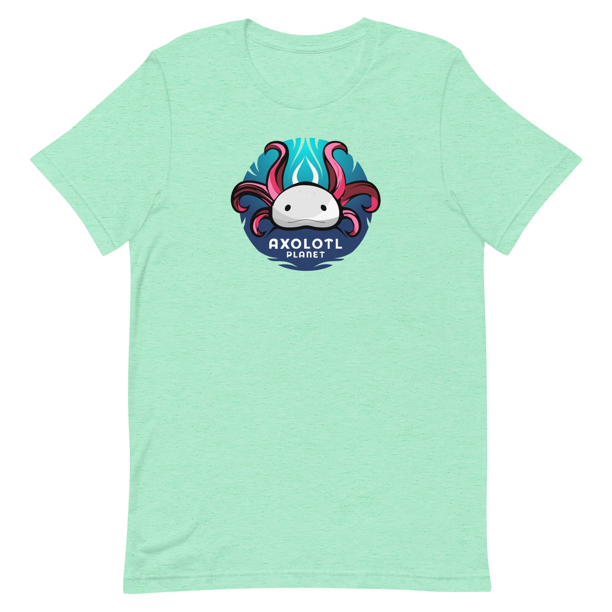 Axolotl Planet Logo axolotl T-Shirt mockup