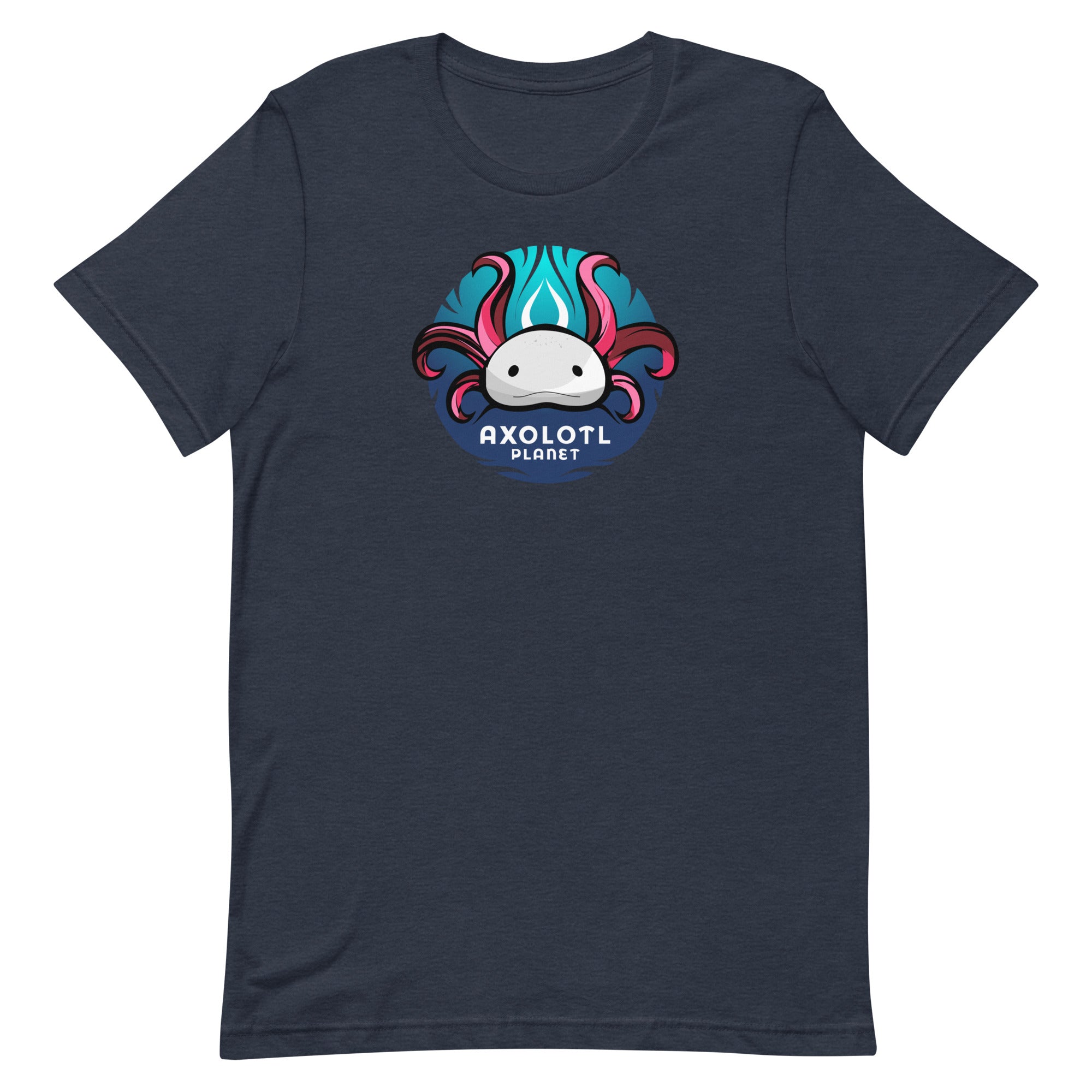 Axolotl Planet Logo axolotl T-Shirt mockup