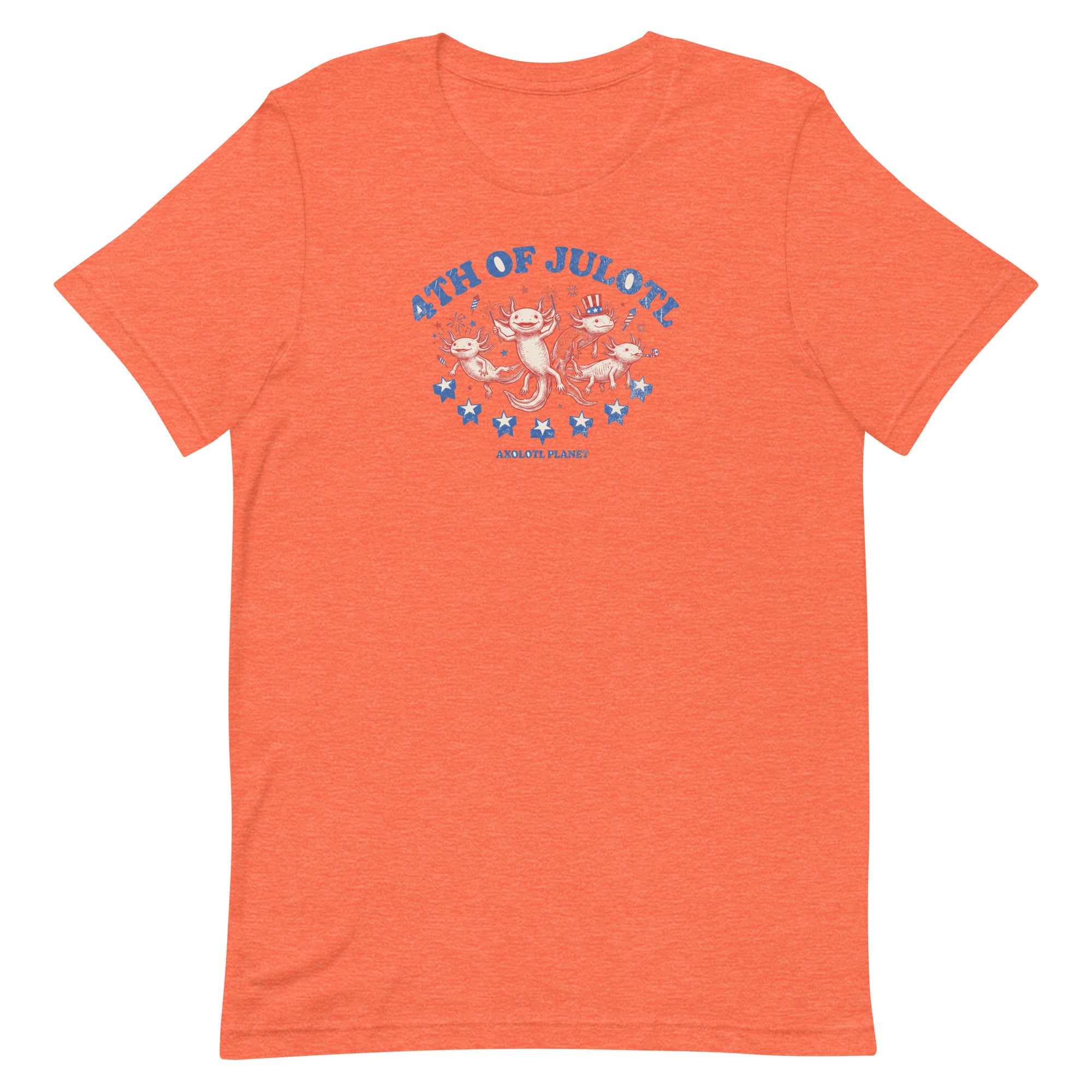 4th of Julotl Parade axolotl T-Shirt mockup