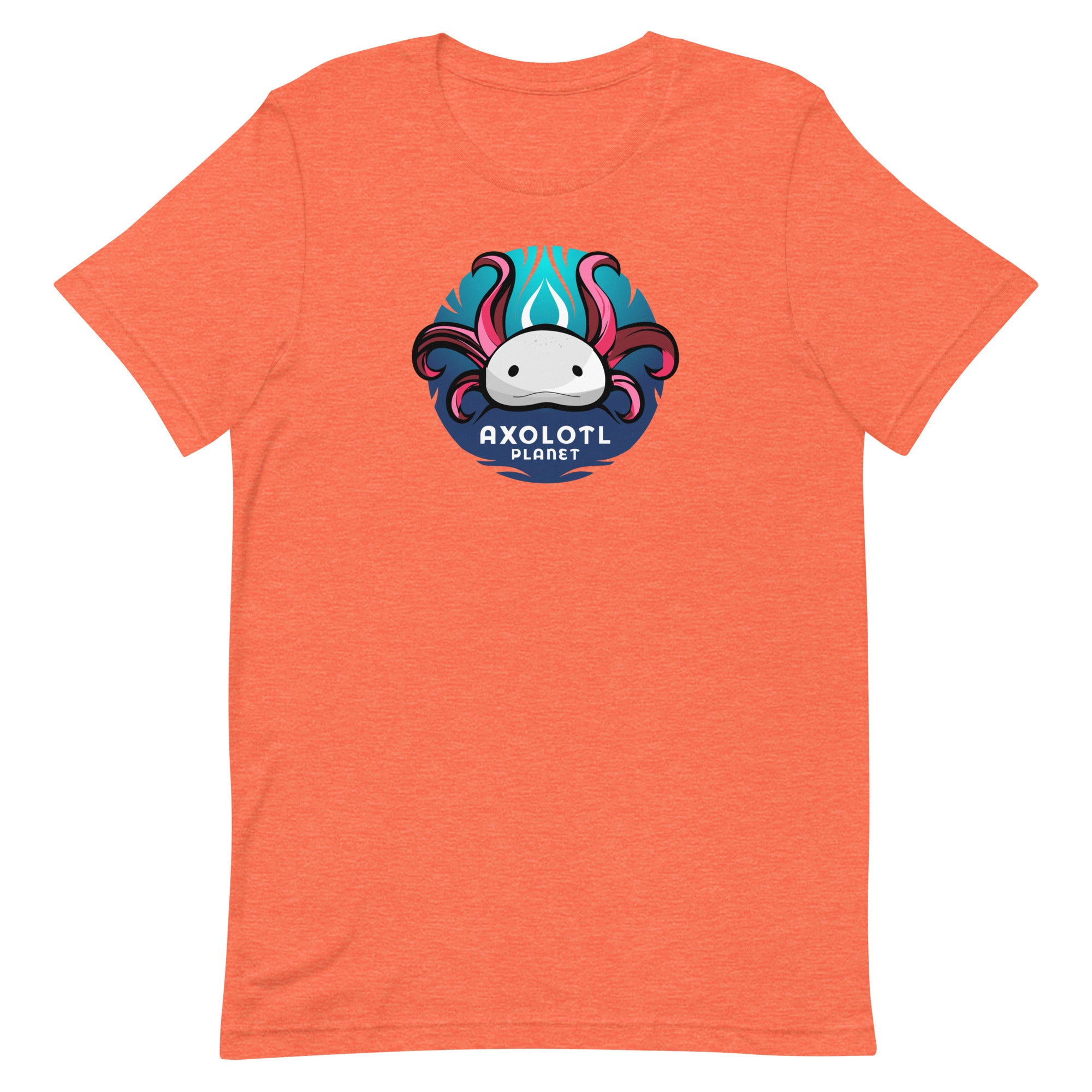 Axolotl Planet Logo axolotl T-Shirt mockup