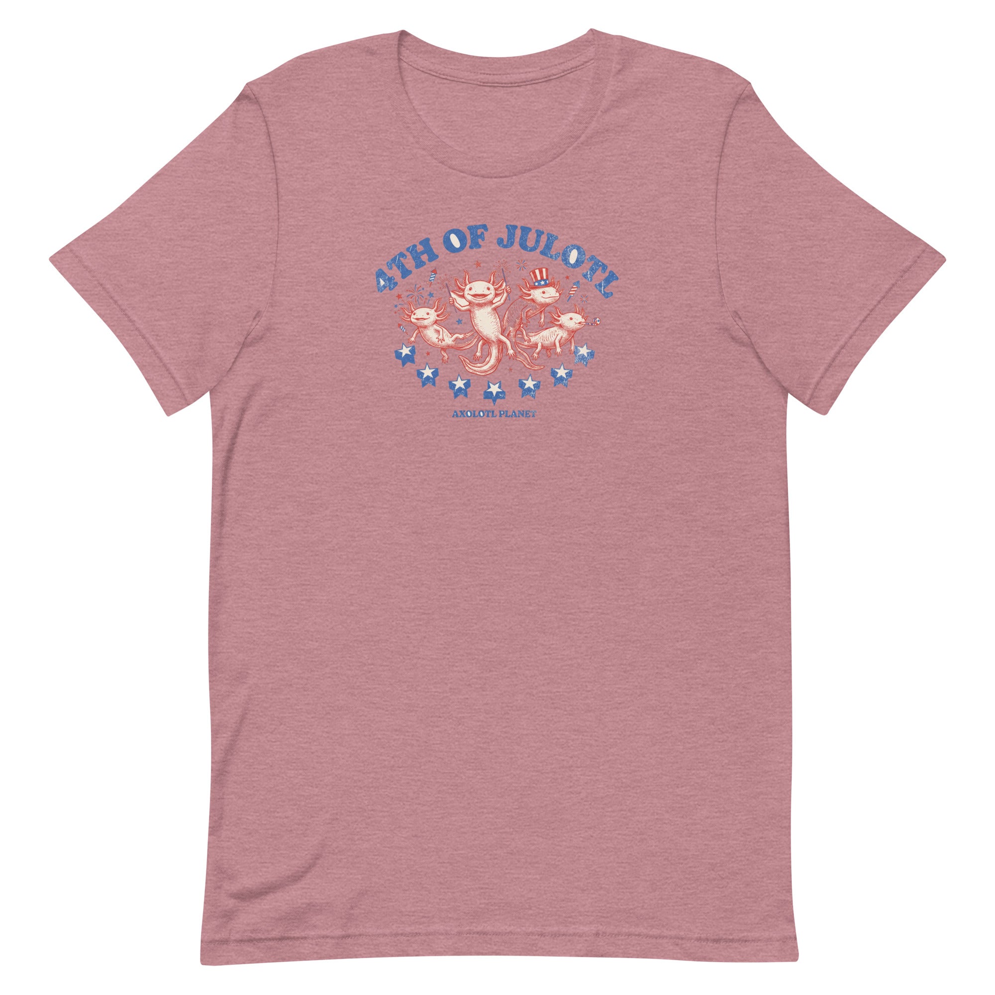 4th of Julotl Parade axolotl T-Shirt mockup