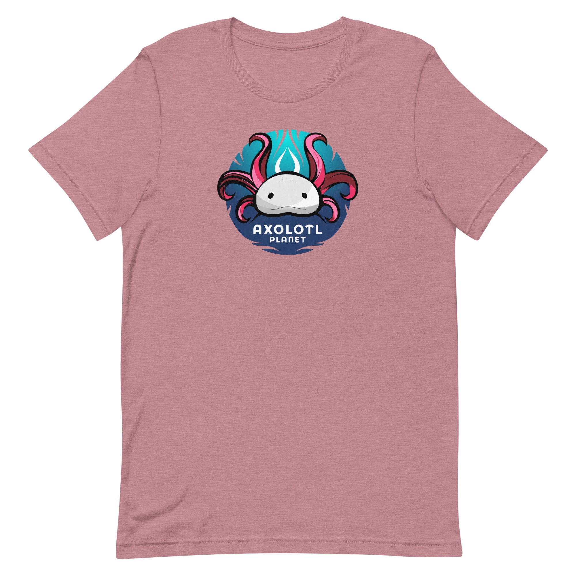 Axolotl Planet Logo axolotl T-Shirt mockup