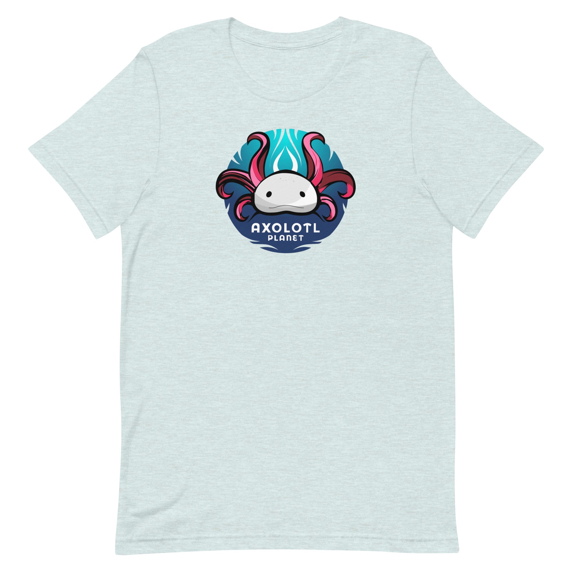 Axolotl Planet Logo axolotl T-Shirt mockup