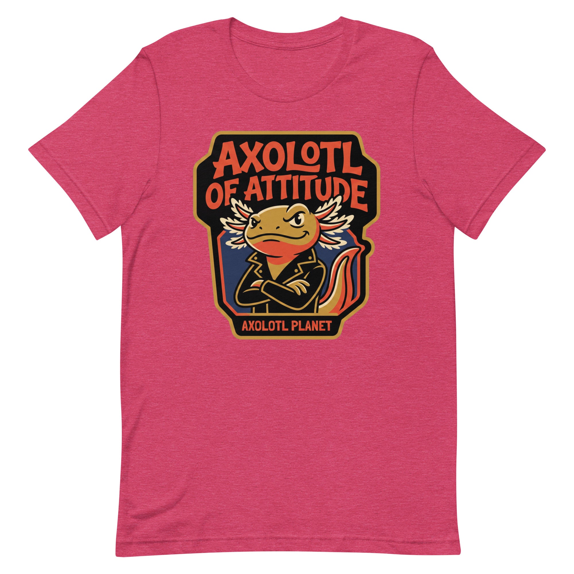 Axolotl of Attitude axolotl T-Shirt mockup