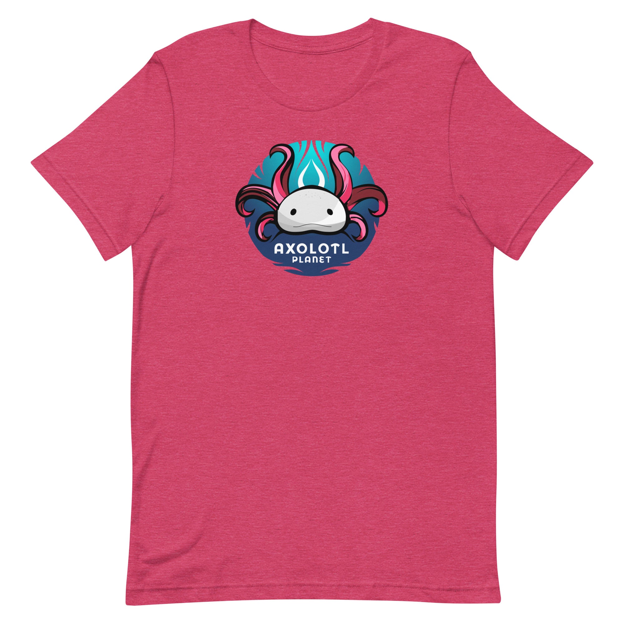 Axolotl Planet Logo axolotl T-Shirt mockup