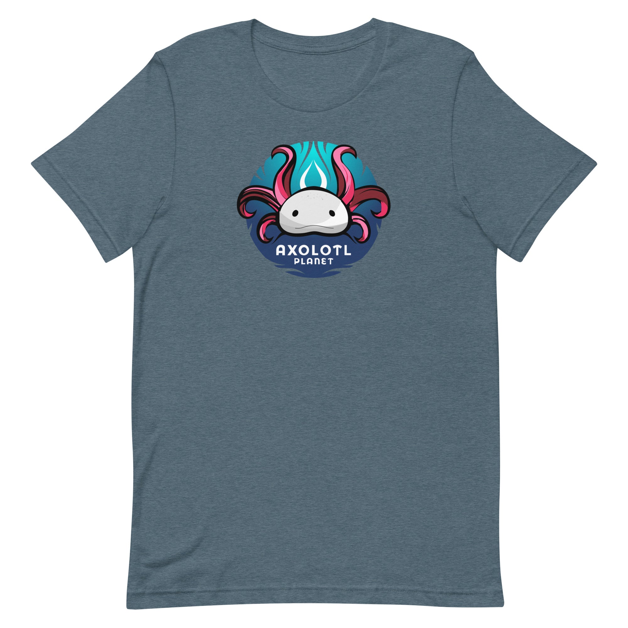 Axolotl Planet Logo axolotl T-Shirt mockup