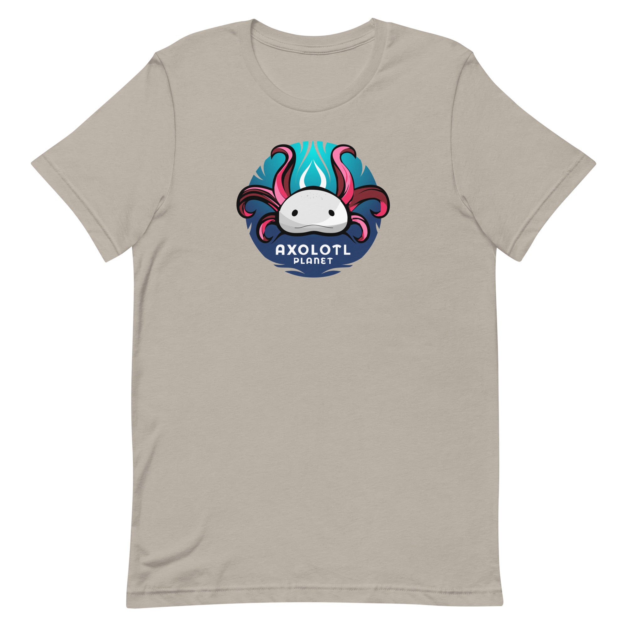 Axolotl Planet Logo axolotl T-Shirt mockup