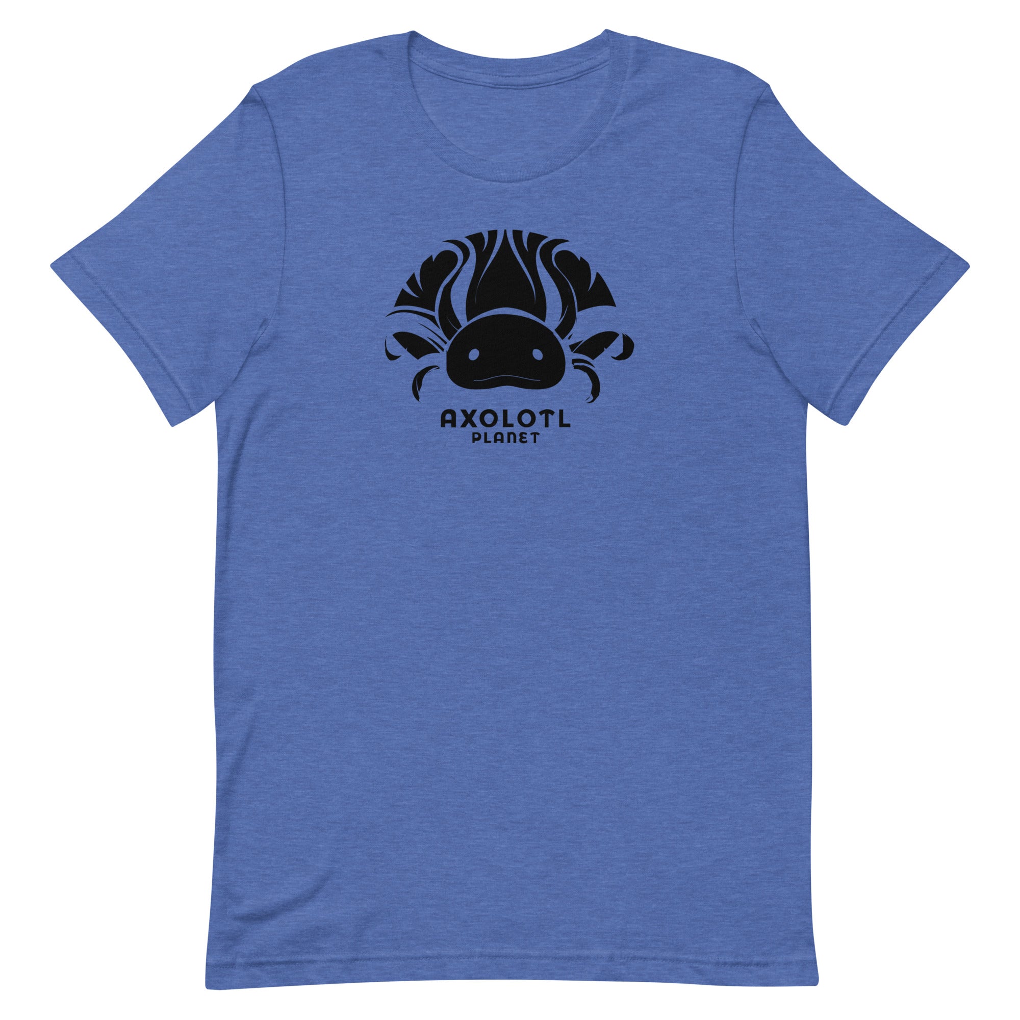 Axolotl Planet Logo (Black) axolotl T-Shirt mockup