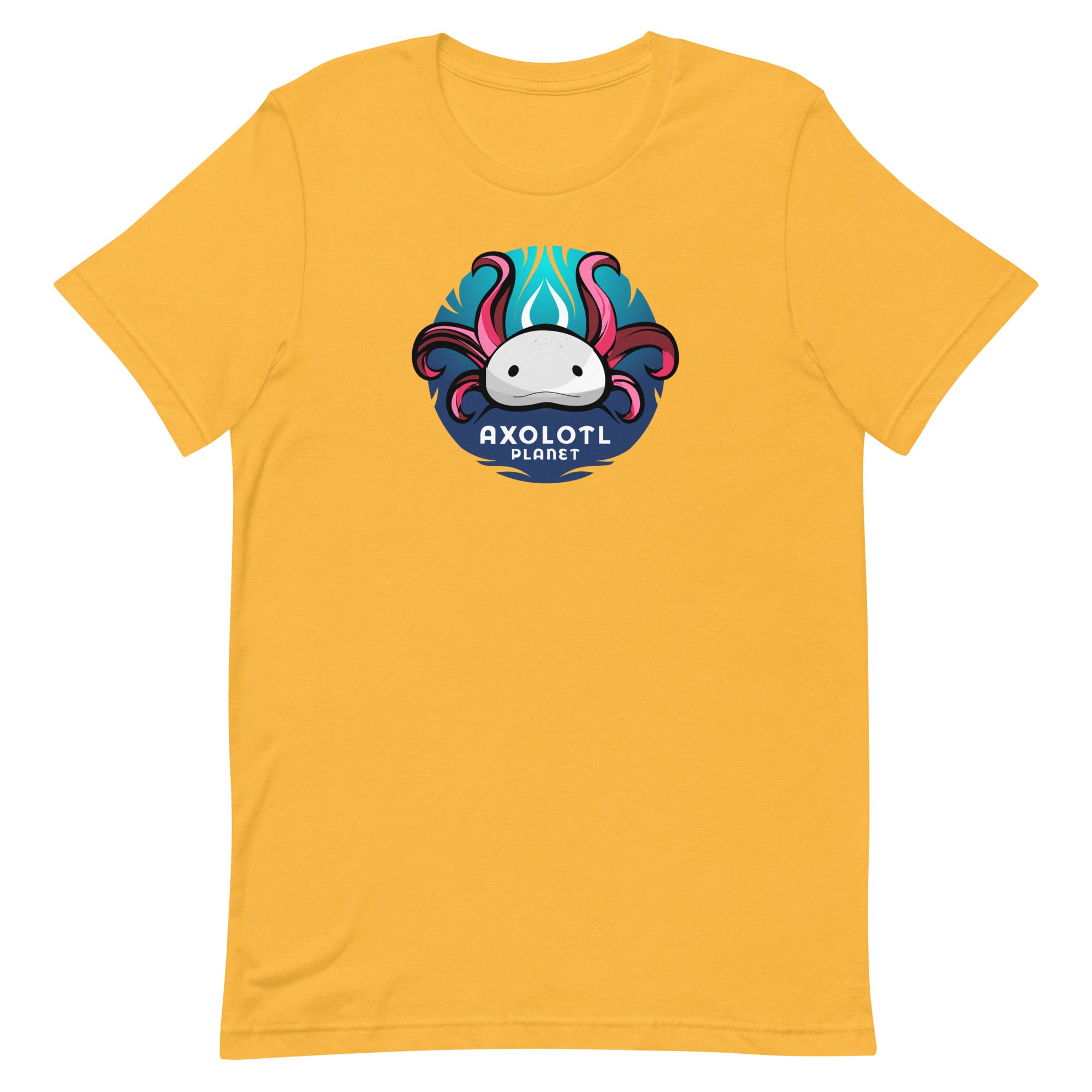 Axolotl Planet Logo axolotl T-Shirt mockup