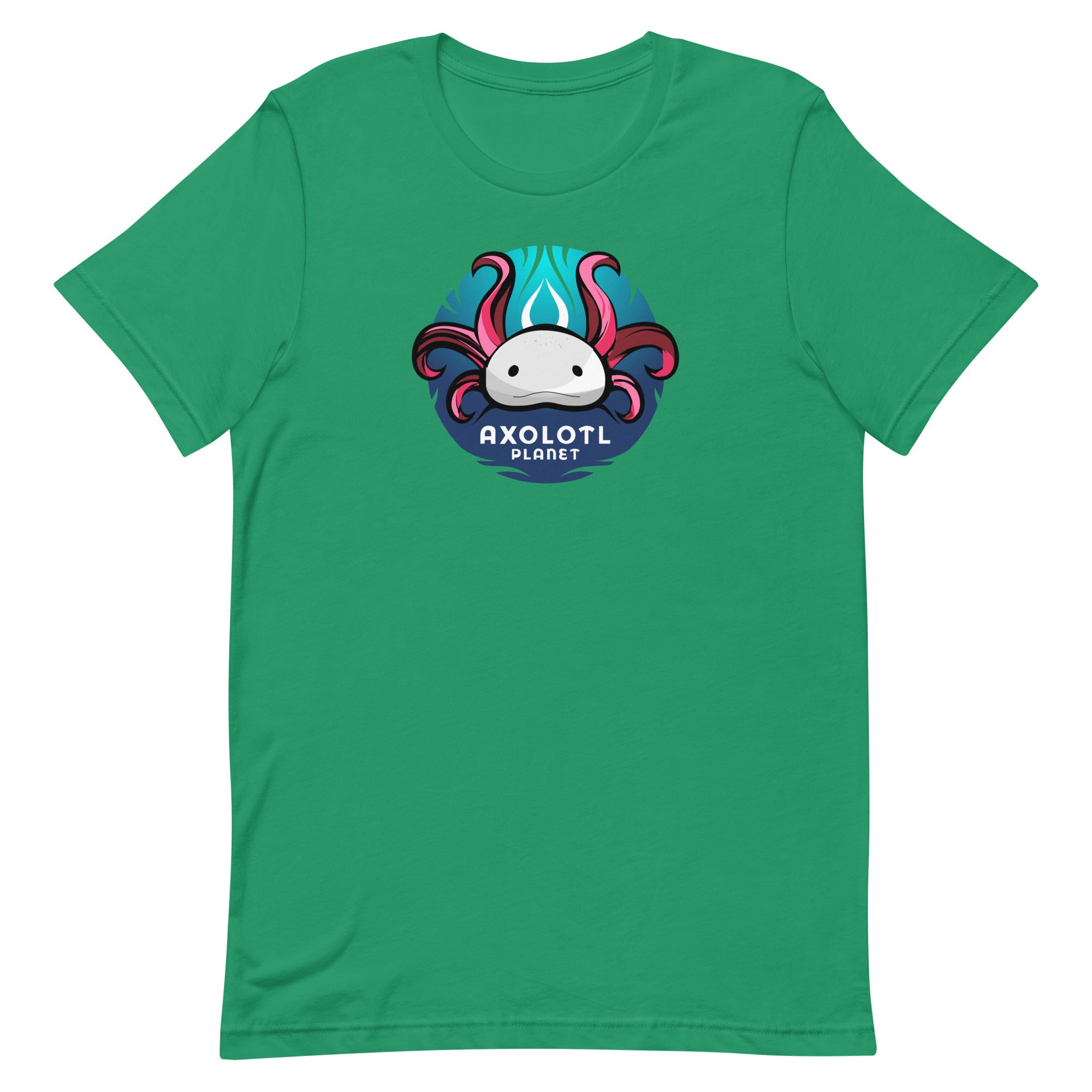 Axolotl Planet Logo axolotl T-Shirt mockup