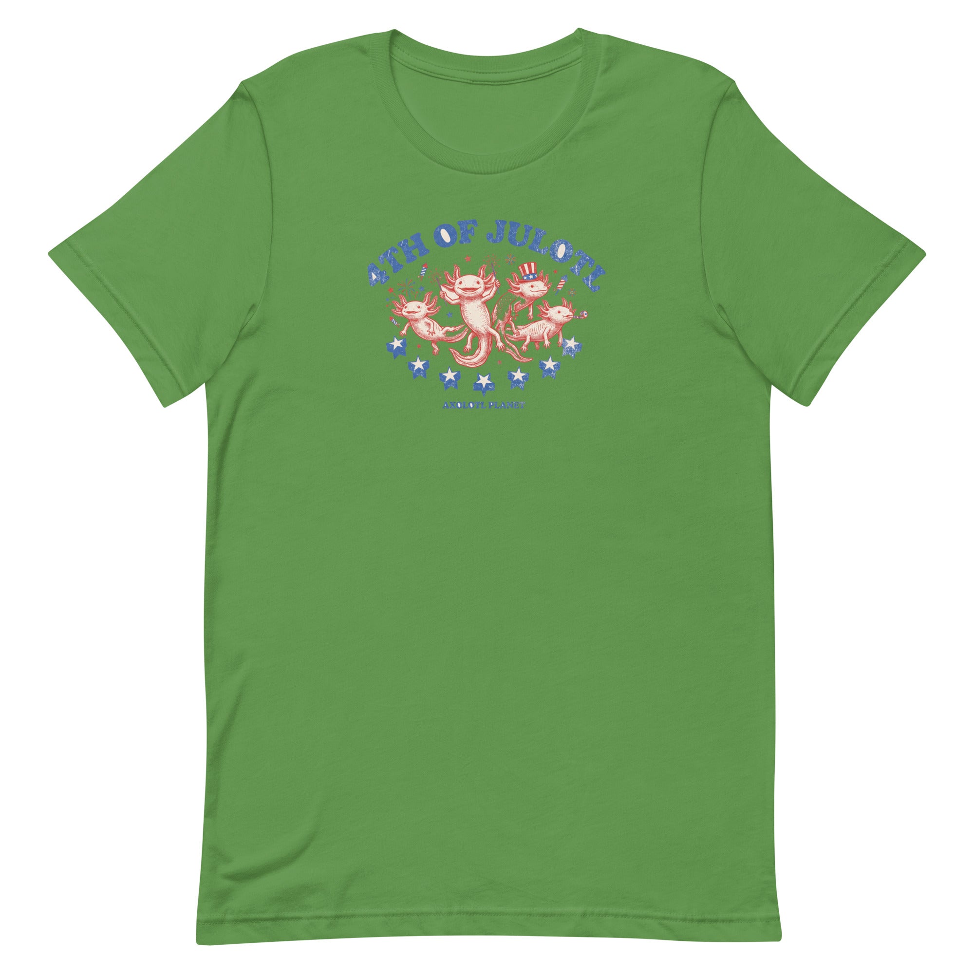 4th of Julotl Parade axolotl T-Shirt mockup