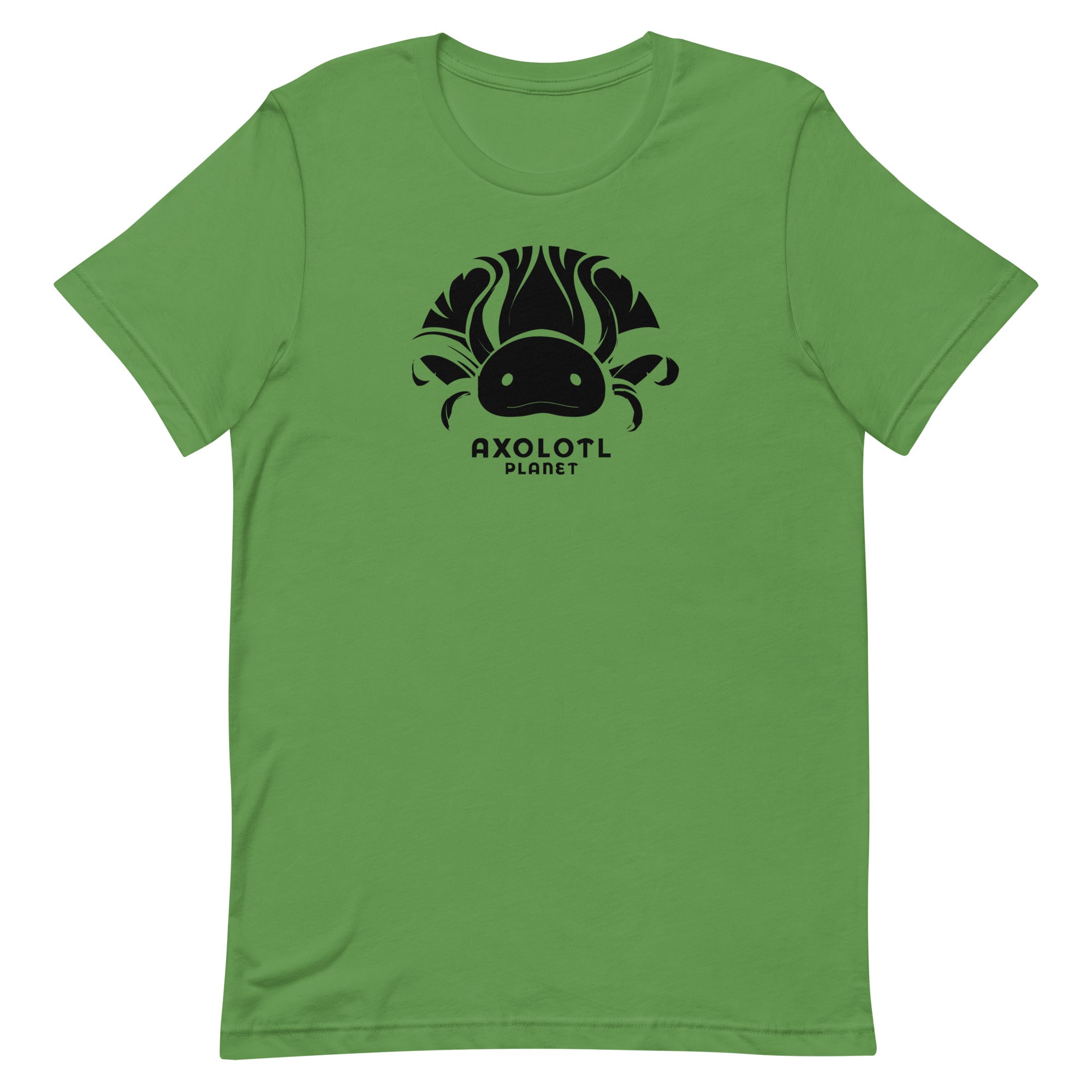 Axolotl Planet Logo (Black) axolotl T-Shirt mockup