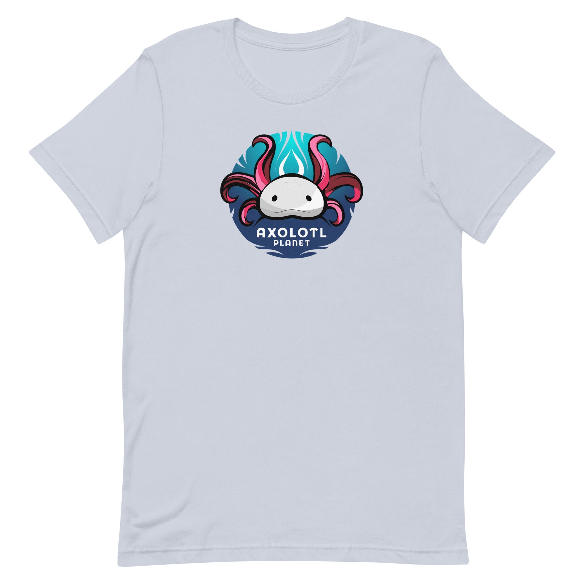 Axolotl Planet Logo axolotl T-Shirt mockup